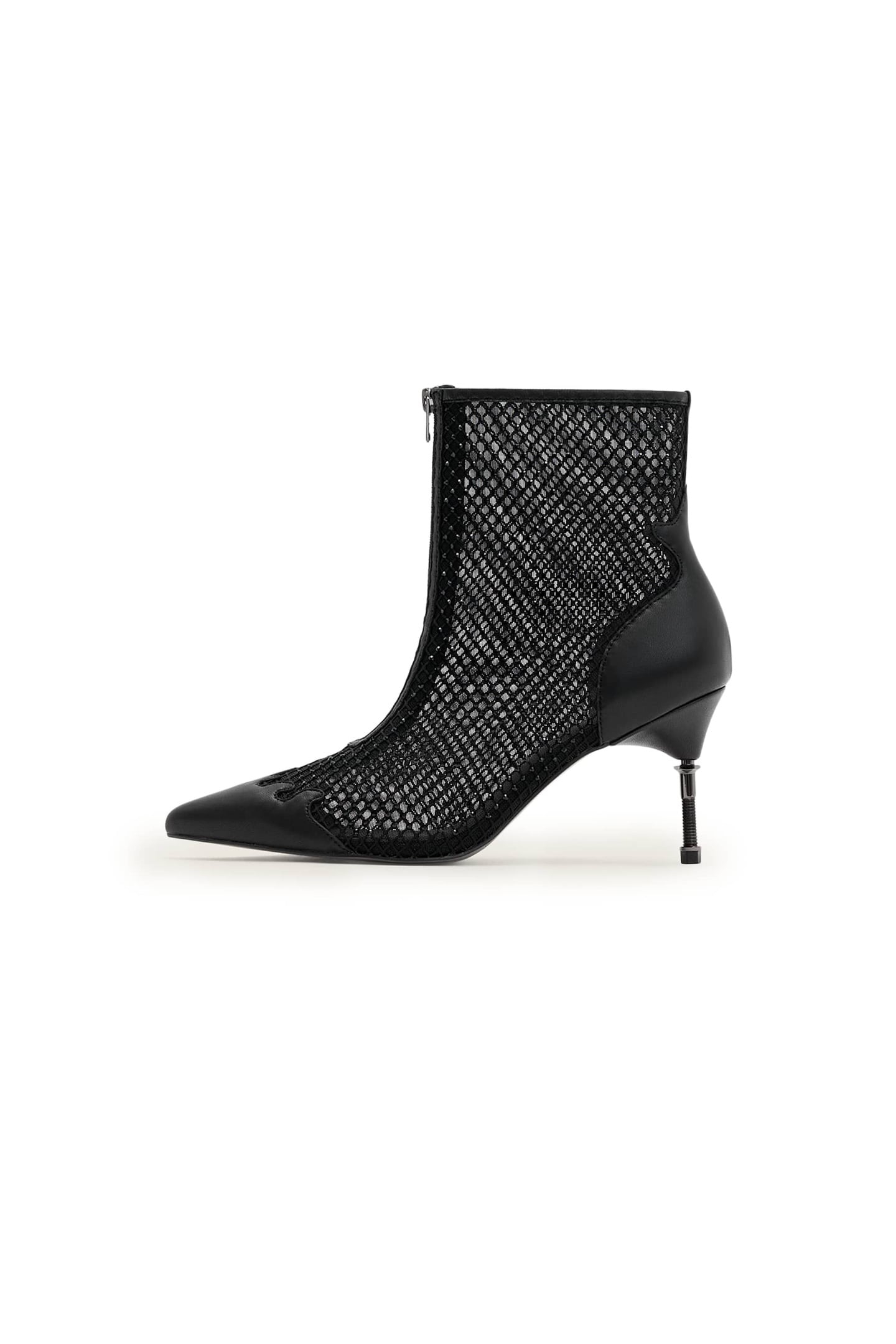 NATASHA MESH BOOT BLACK 1