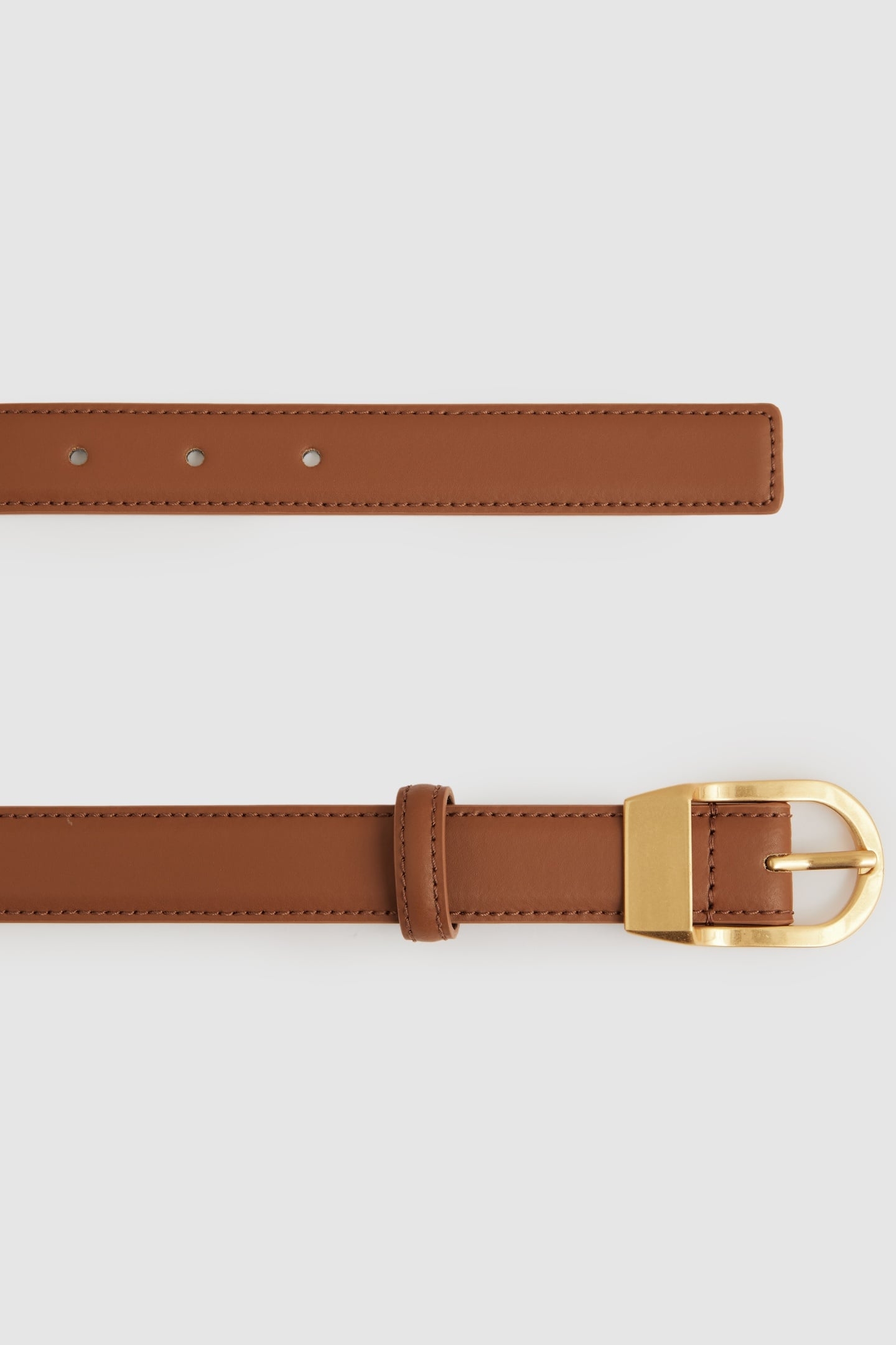 BUCKLE BELT TAN 4