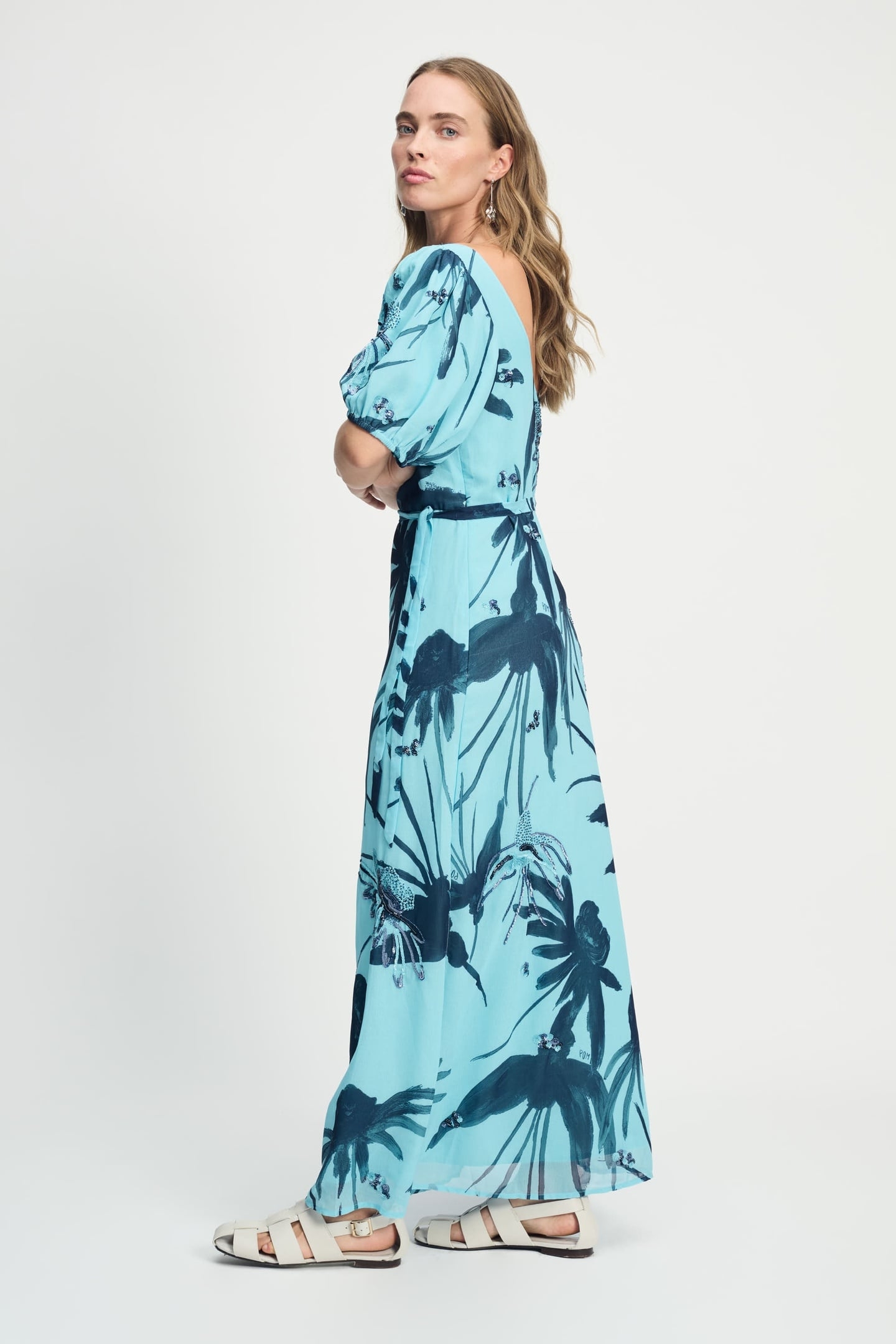 DRESS - ARTISAN BLUE SEQUINS 4