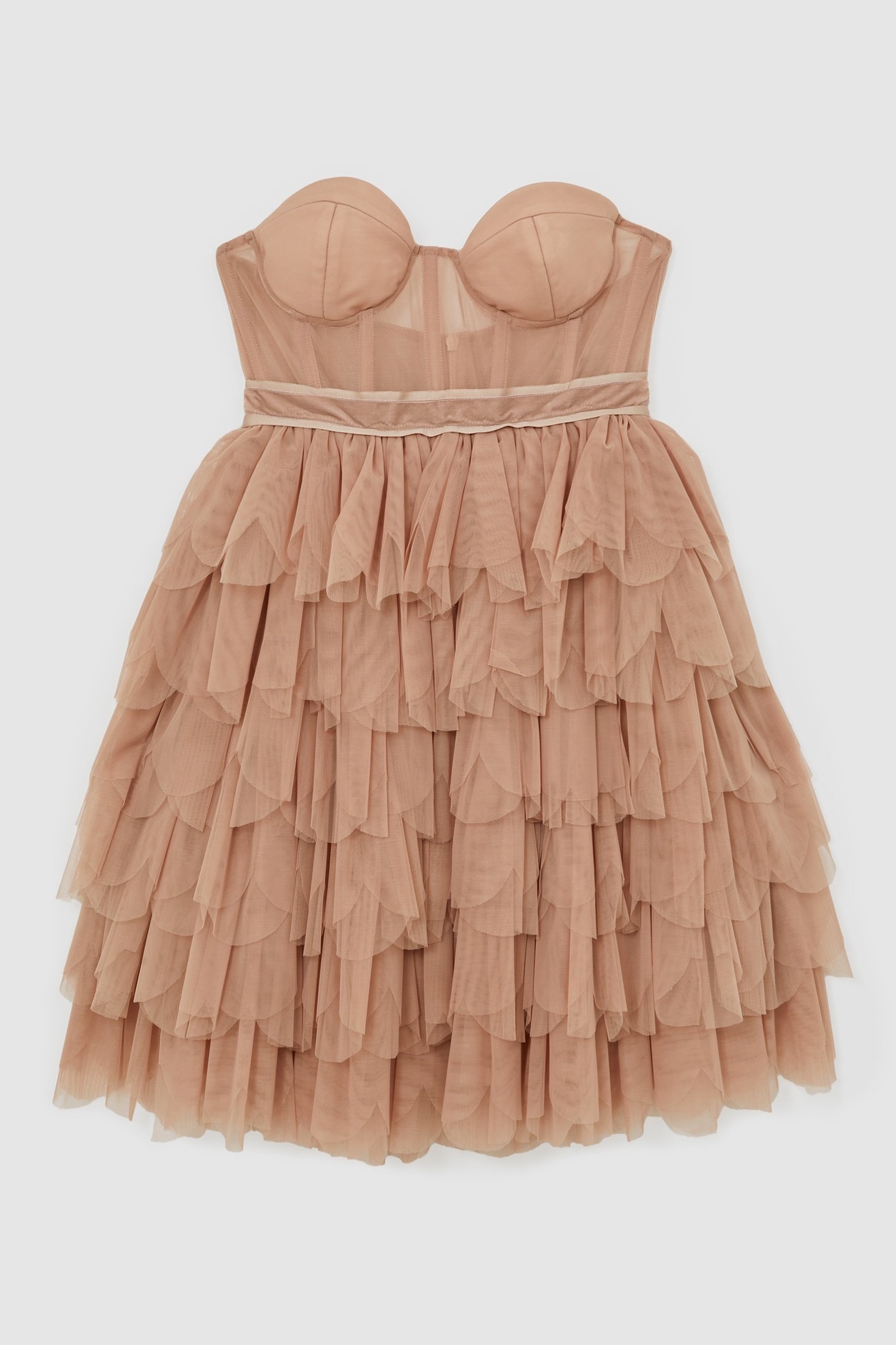 TULLE MINI DRESS PINK 3