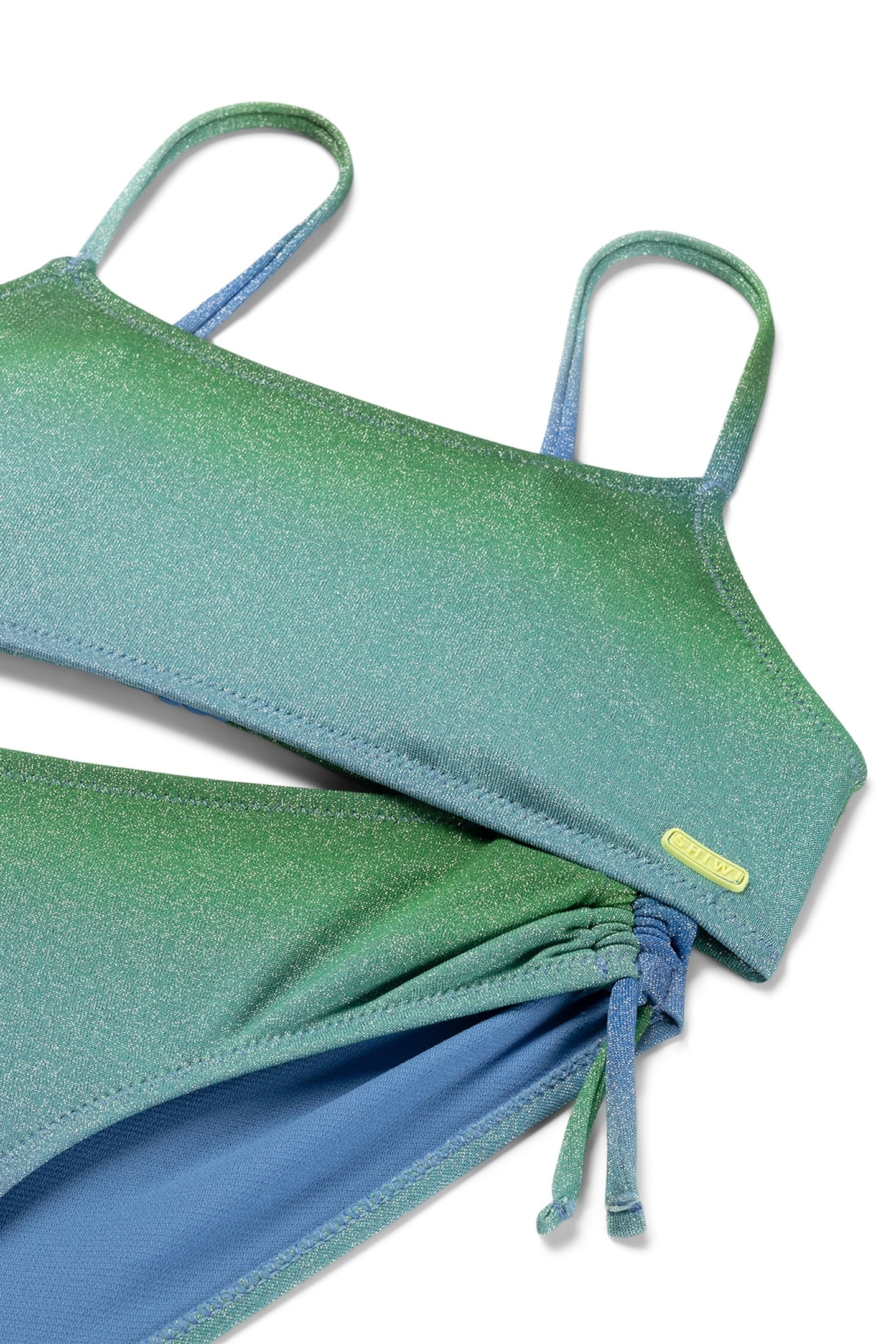 GIRLS LIV BIKINI SET OMBRE GLITTER GREEN OMBRE GLITTER 2