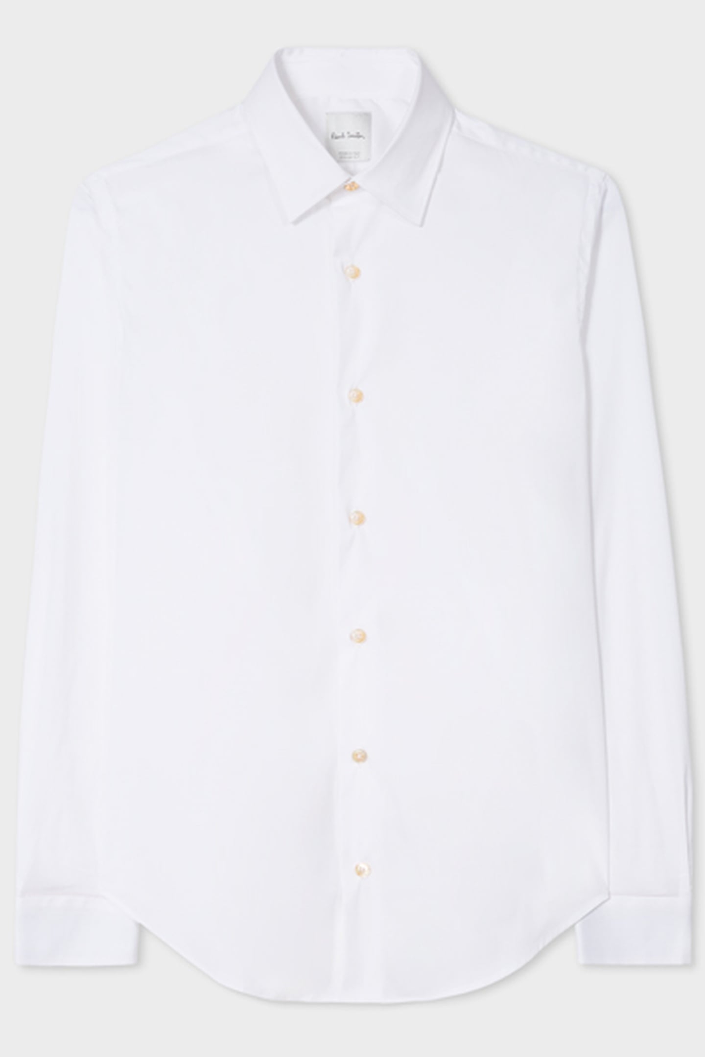 GENTS S/C SUPER SLIM SHIRT WHITE 5