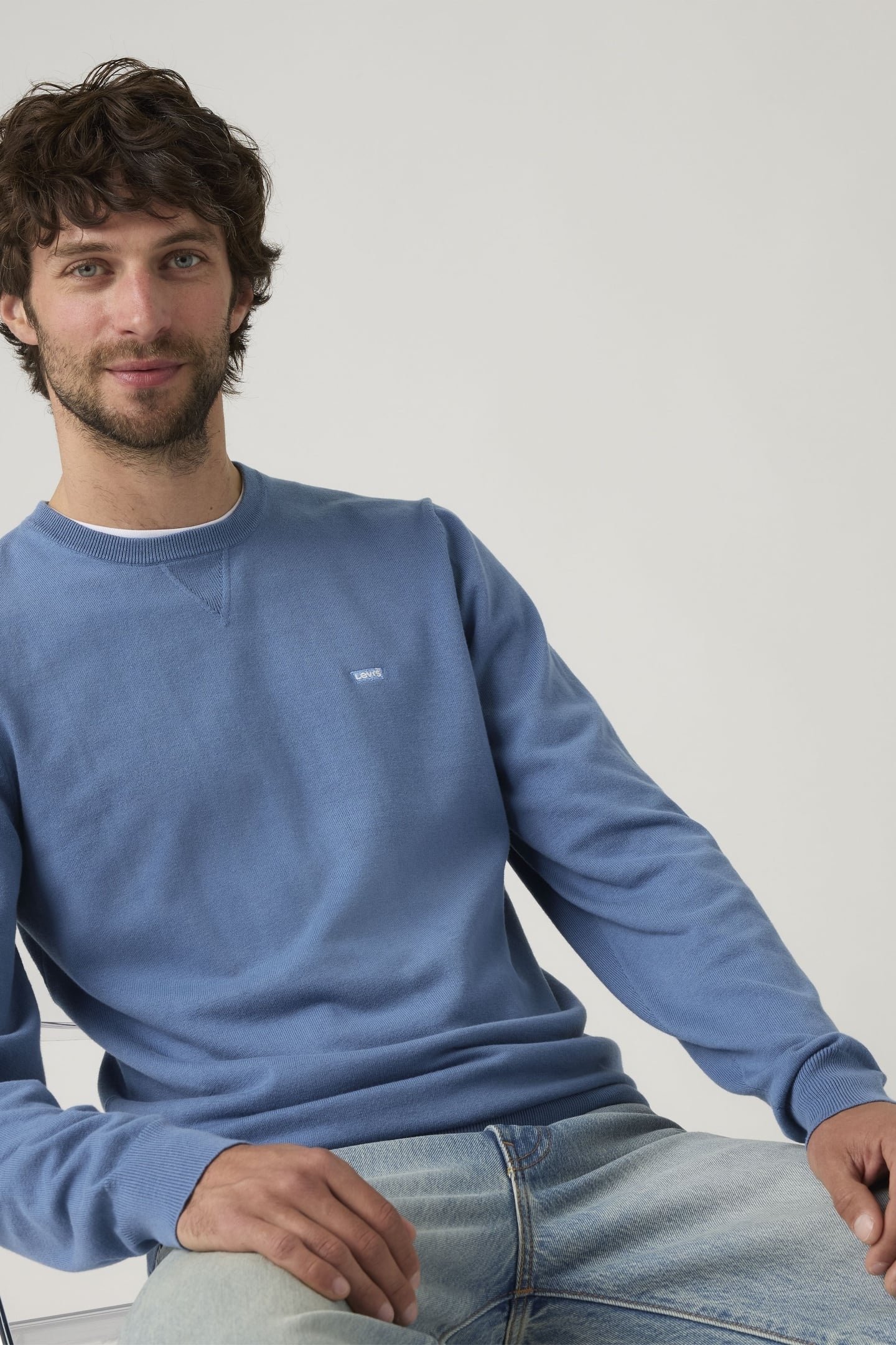 LIGHTWEIGHT HOUSEMARK SWEATER BLUE 3