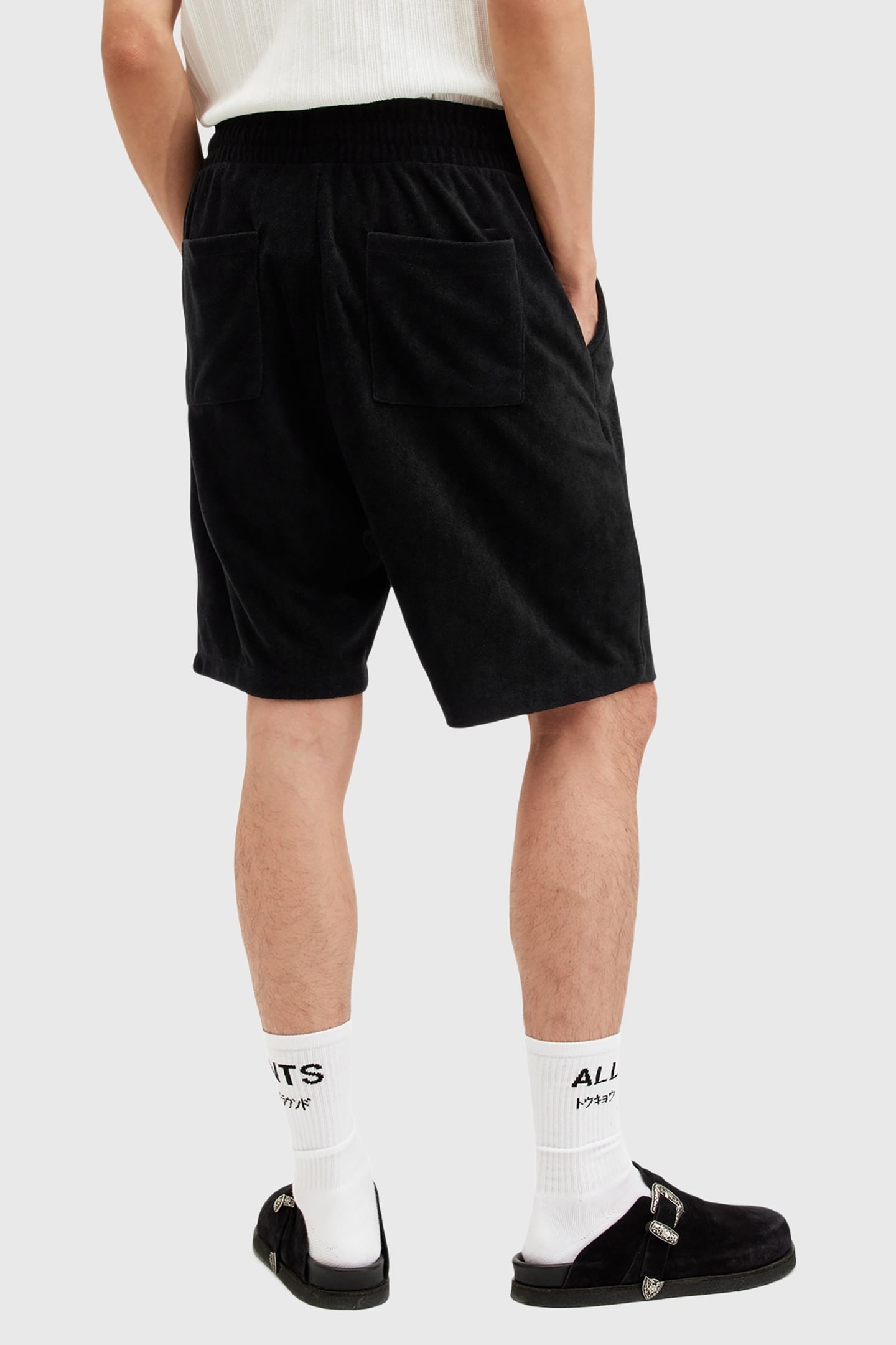 FELIX SWEATSHORT JET BLACK 4