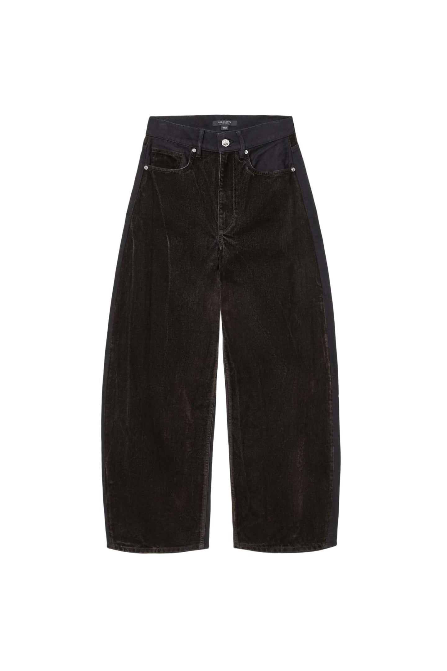 HELENA FLOCKED JEAN COCOA BROWN 6