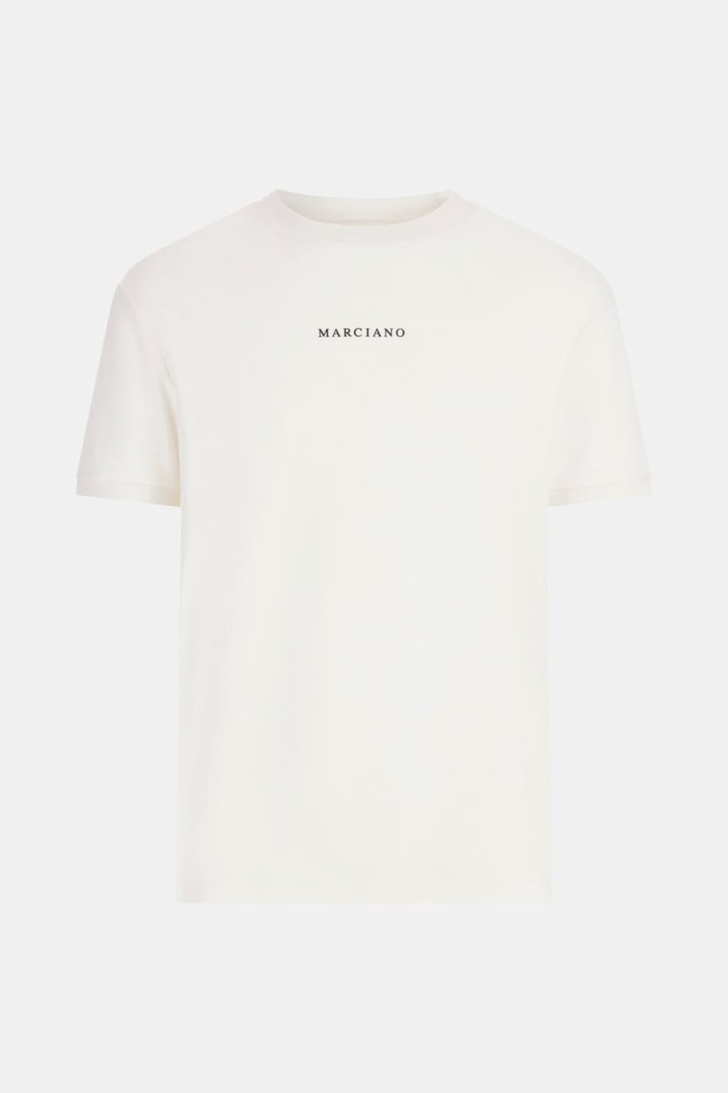 MARCIANO BY GUESS CN SS TEE WITH CONTRAST SALT WHITE 4