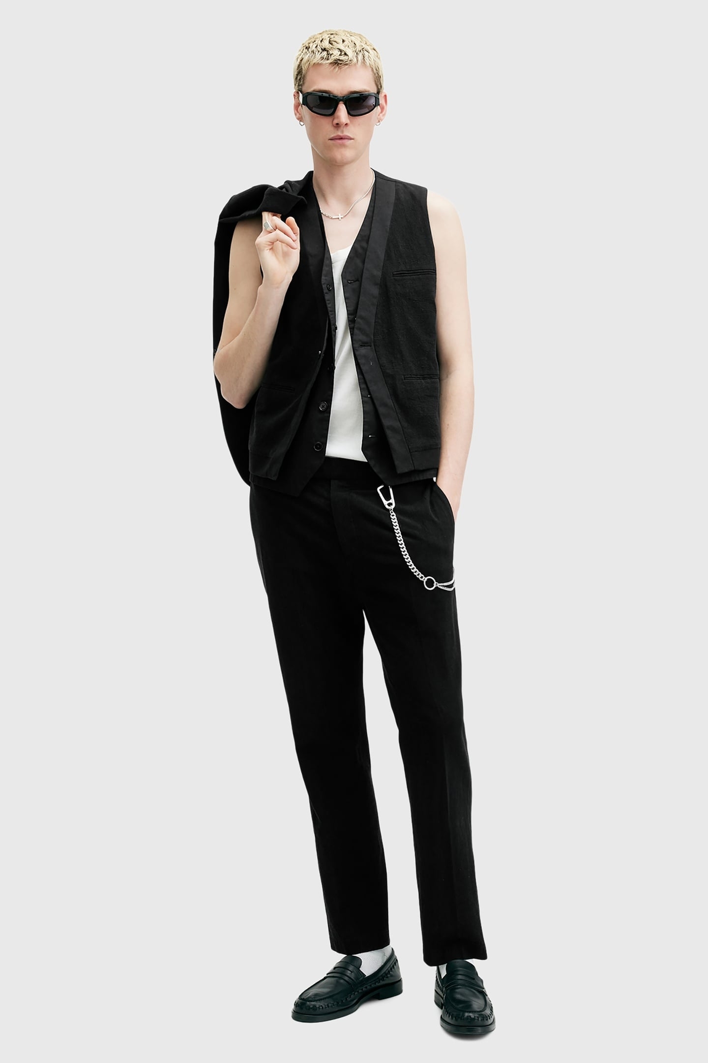 HERON WAITSCOAT BLACK 1