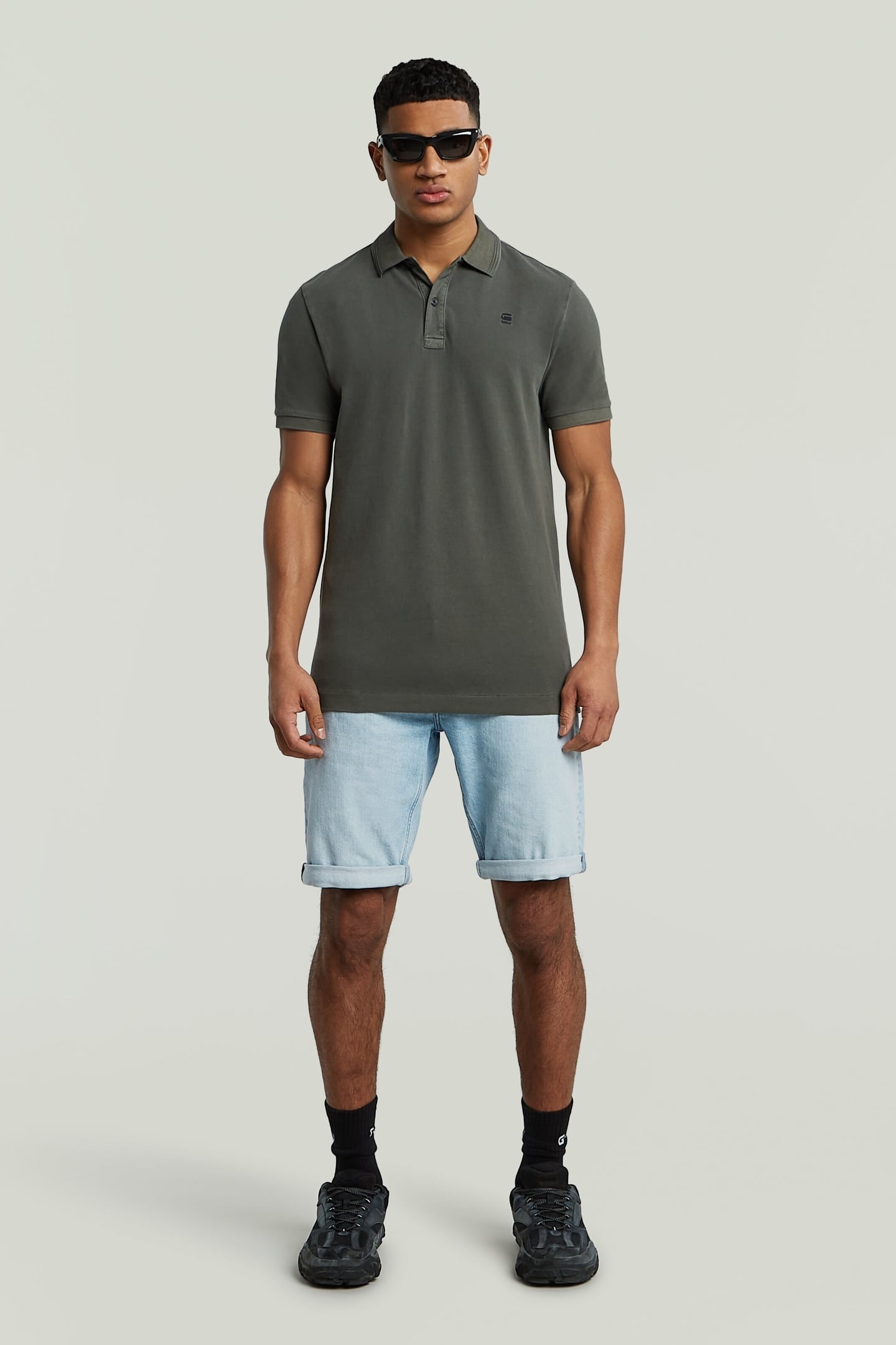 MOSA SHORT SUN FADED POWDER BLUE 1