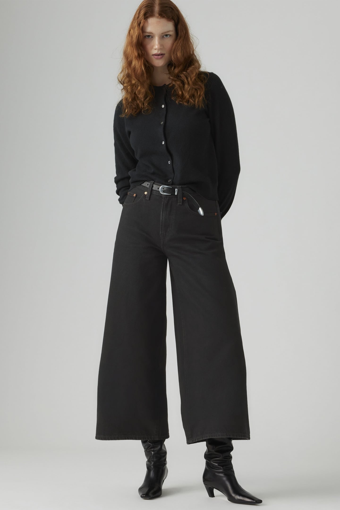 XL CULOTTE WOMEN'S JEANS BLACK 1