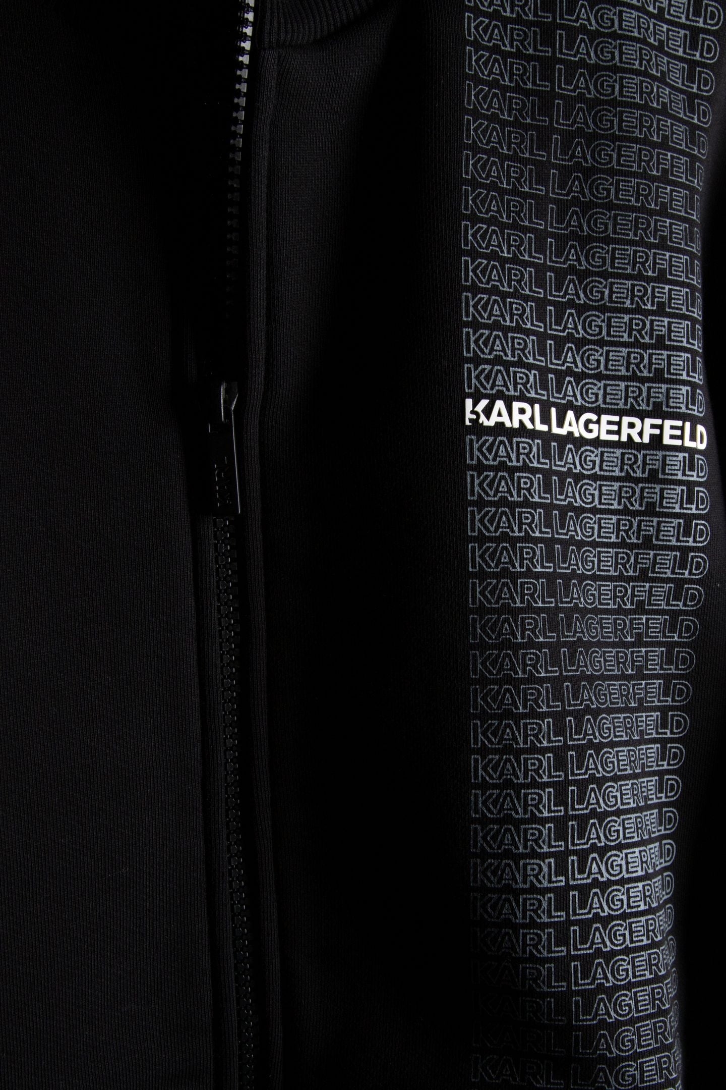 BLACK SWEAT ZIP JACKET 4