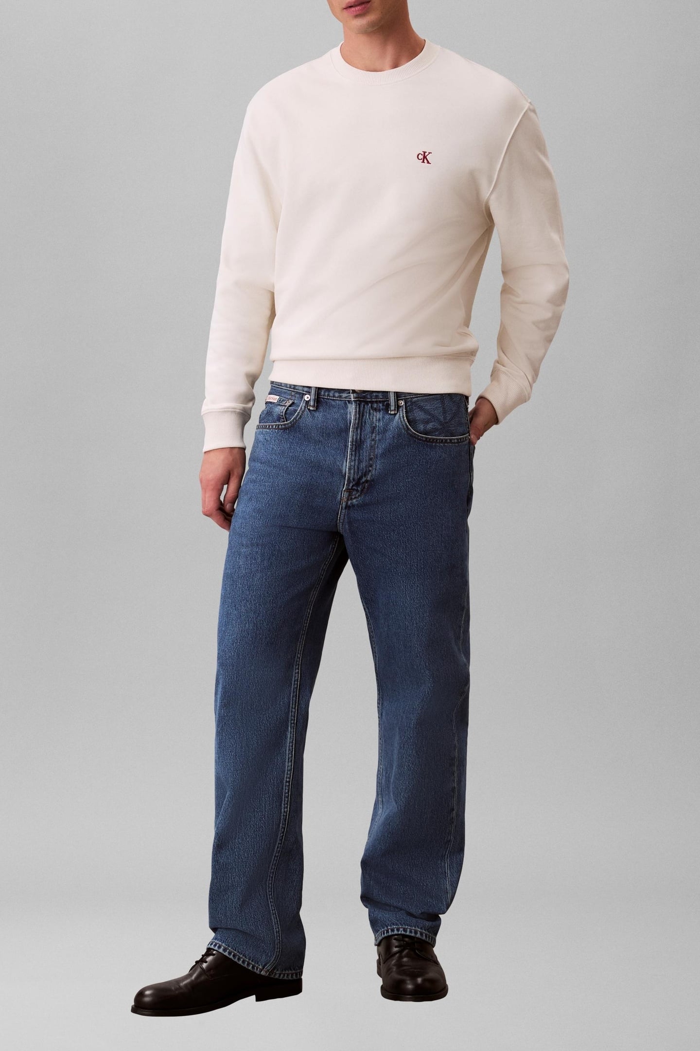 LS 350TERRY MONOGRAM SWEATER TOFU 1