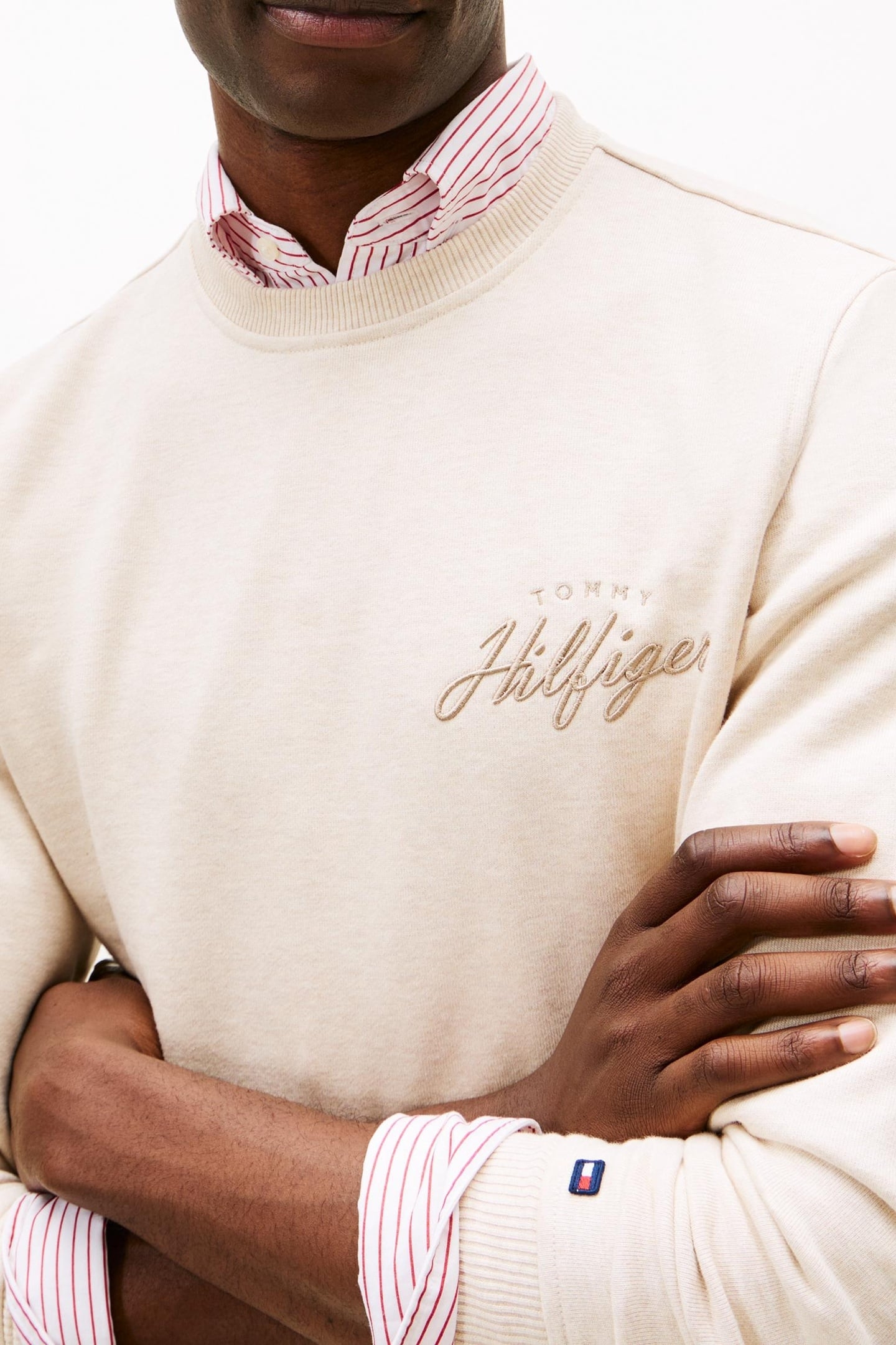 MODERN ATHLEISURE SWEATSHIRT HEATHERED OATMILK 3