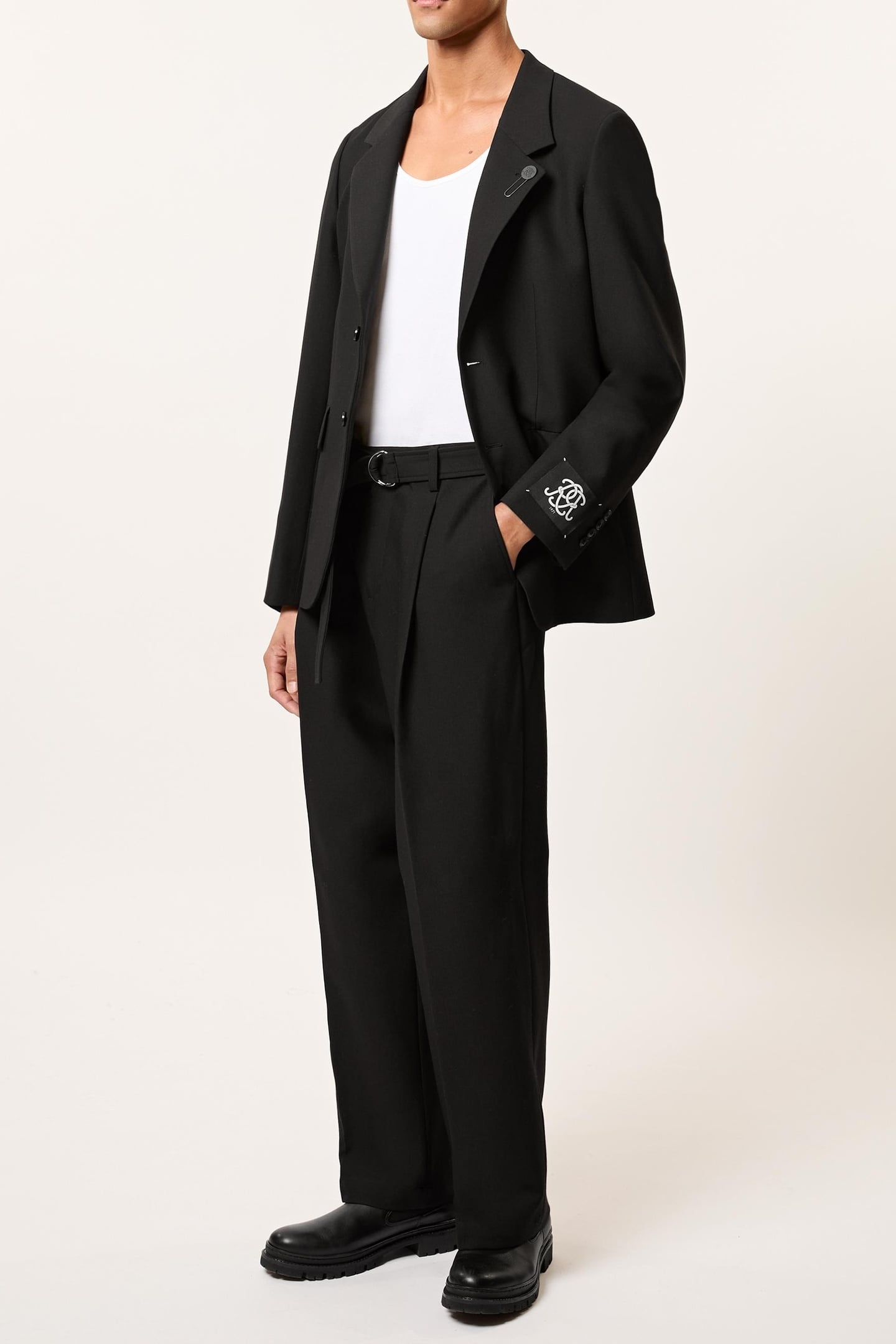 WIDE LEG TROUSER BLACK 6