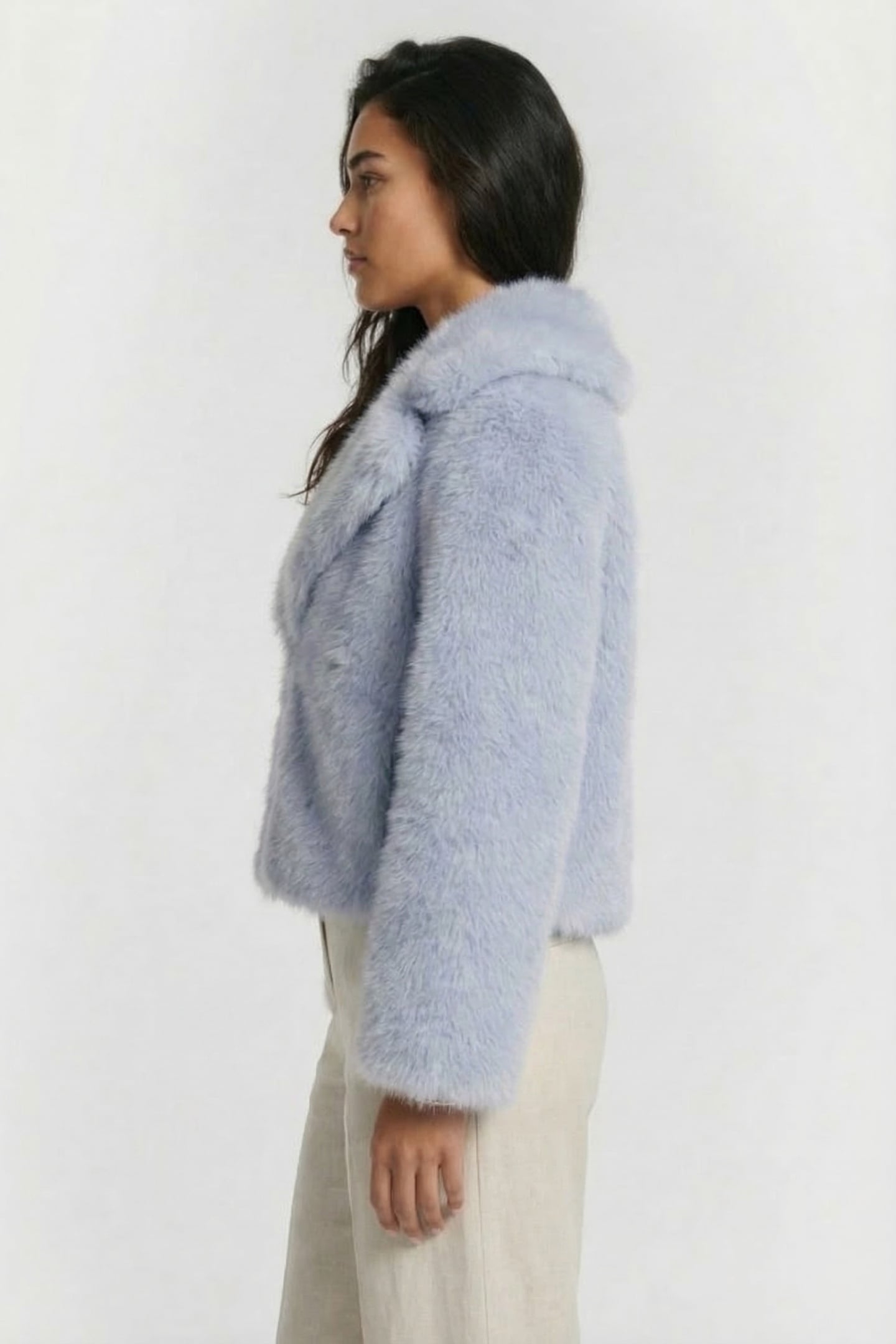 MOLLY FUR JACKET SKY BLUE 3