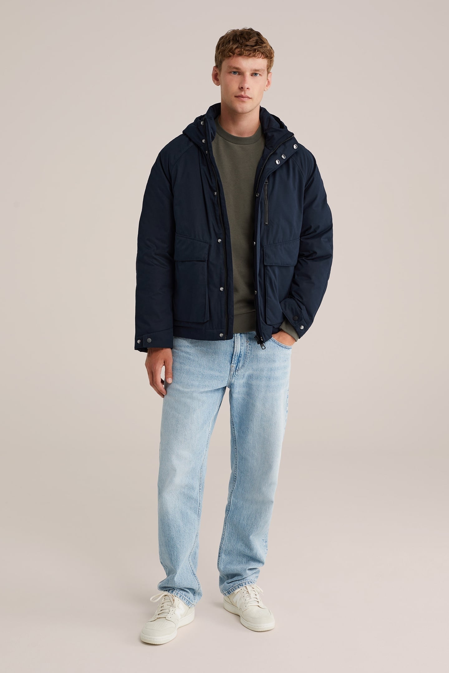 JACKET NORMAL LENGTH DARK BLUE 3