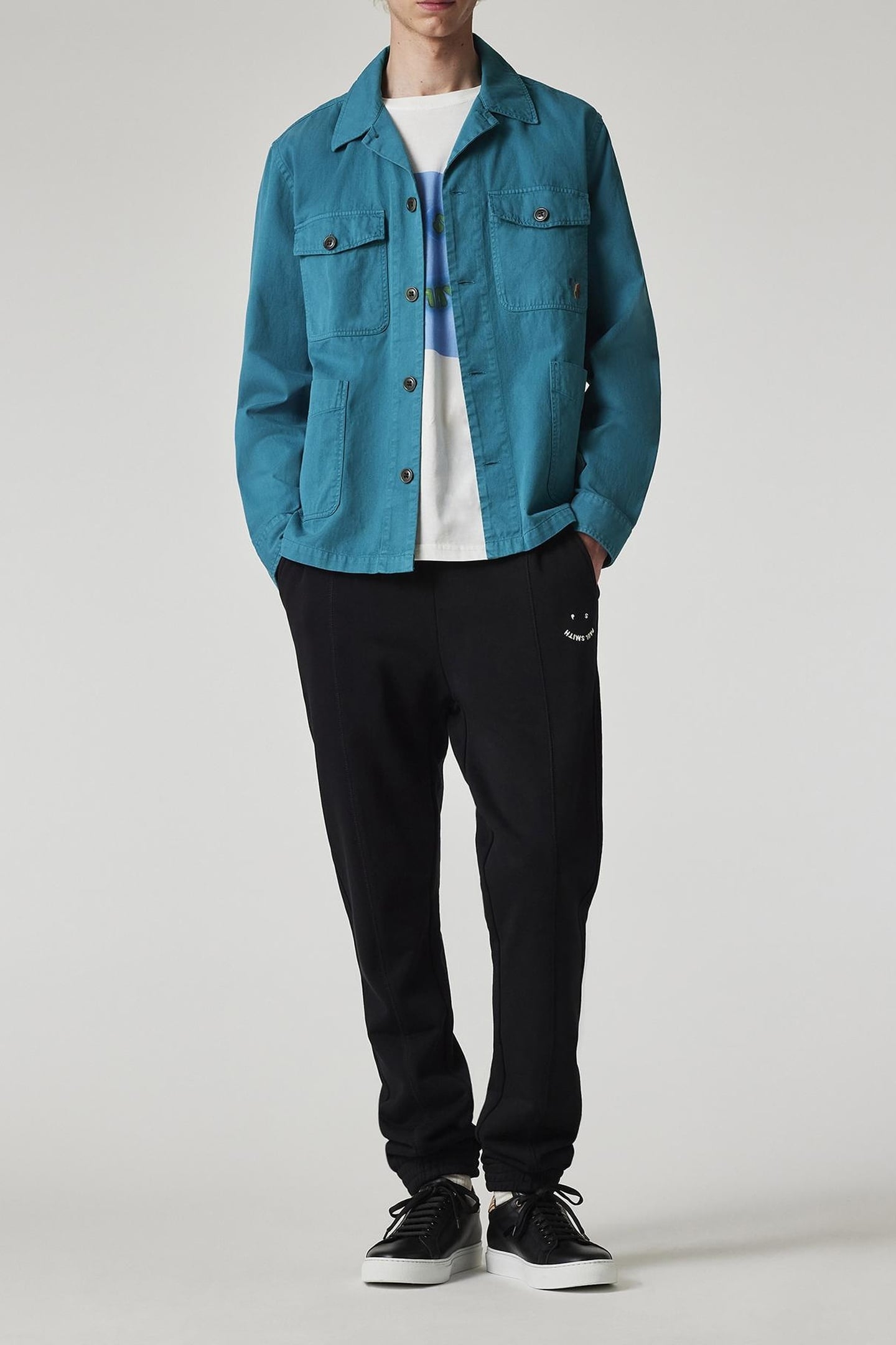 JOGGER PS HAPPY EMB BLACK 4