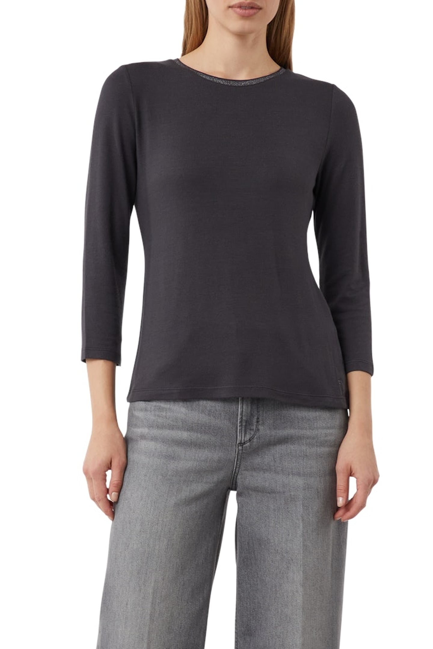 COMMA T-SHIRTS GREY/BLACK 2