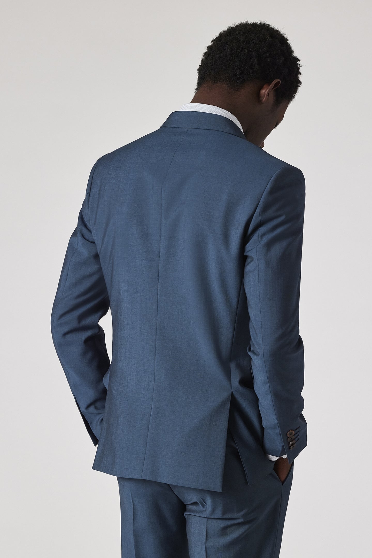 SLIM FIT 2BTN SUIT PETROL BLUE 4