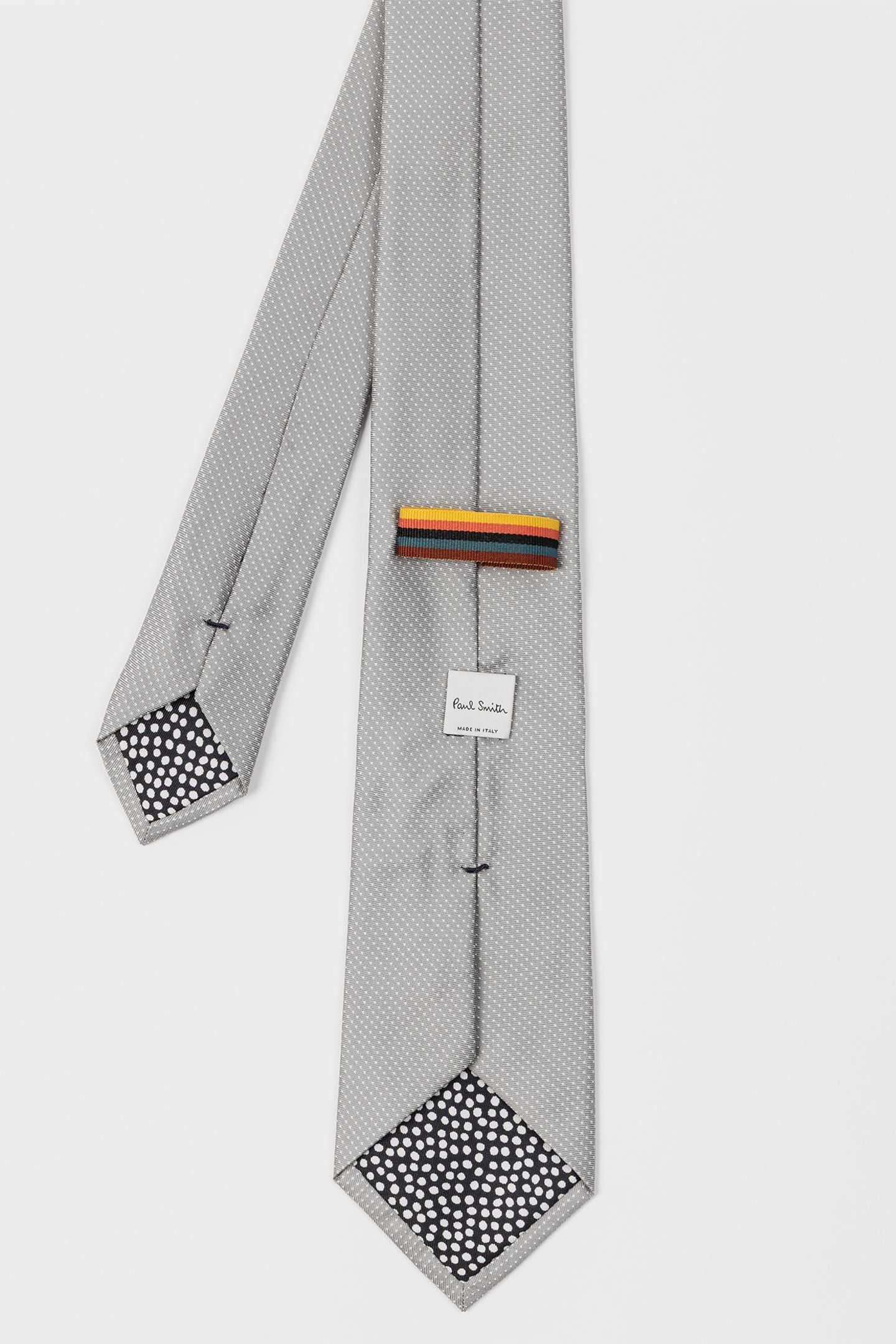 TIE MINI DOT GREY 2