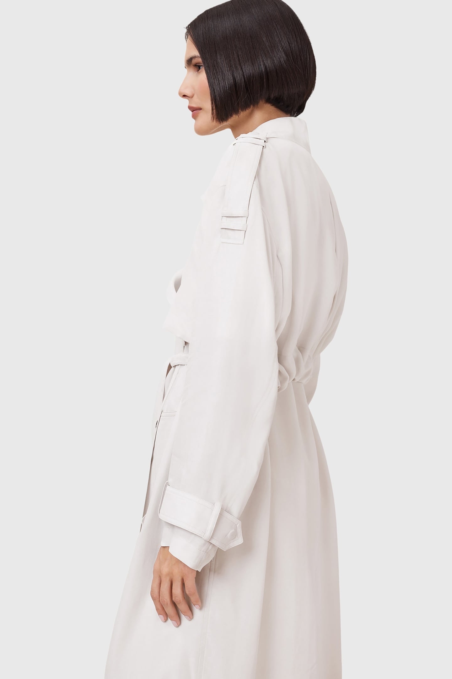 LINNIE TRENCH STONE WHITE 6