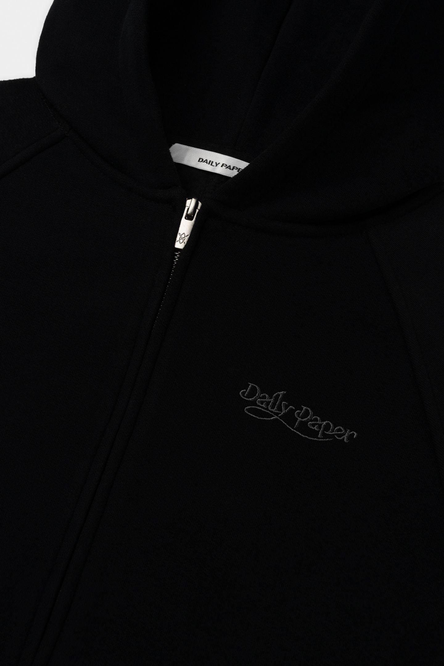 NJERI OVERSIZED ZIPPER HOODIE BLACK 4