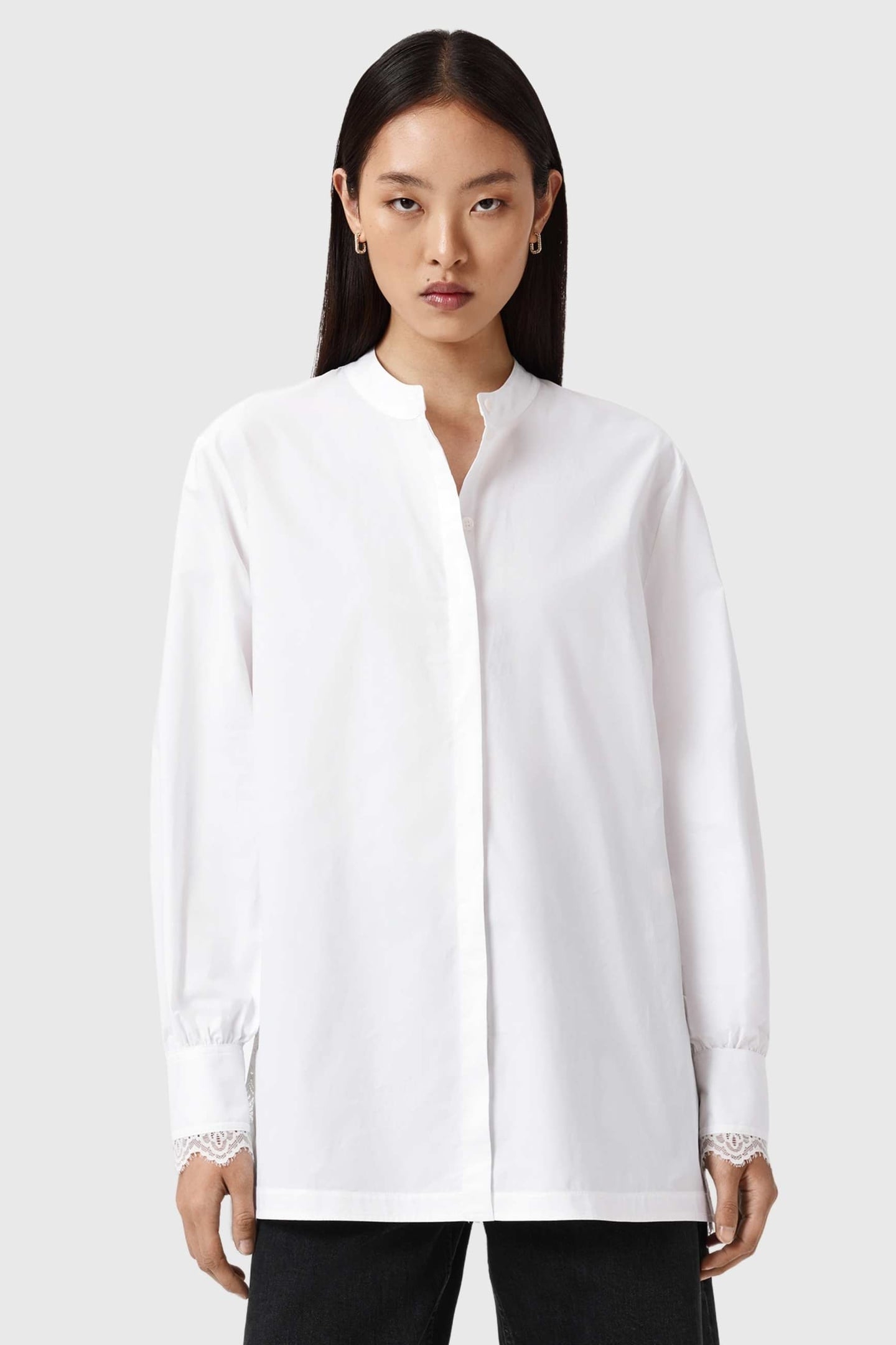 ETHEL LACE SHIRT WHITE 2