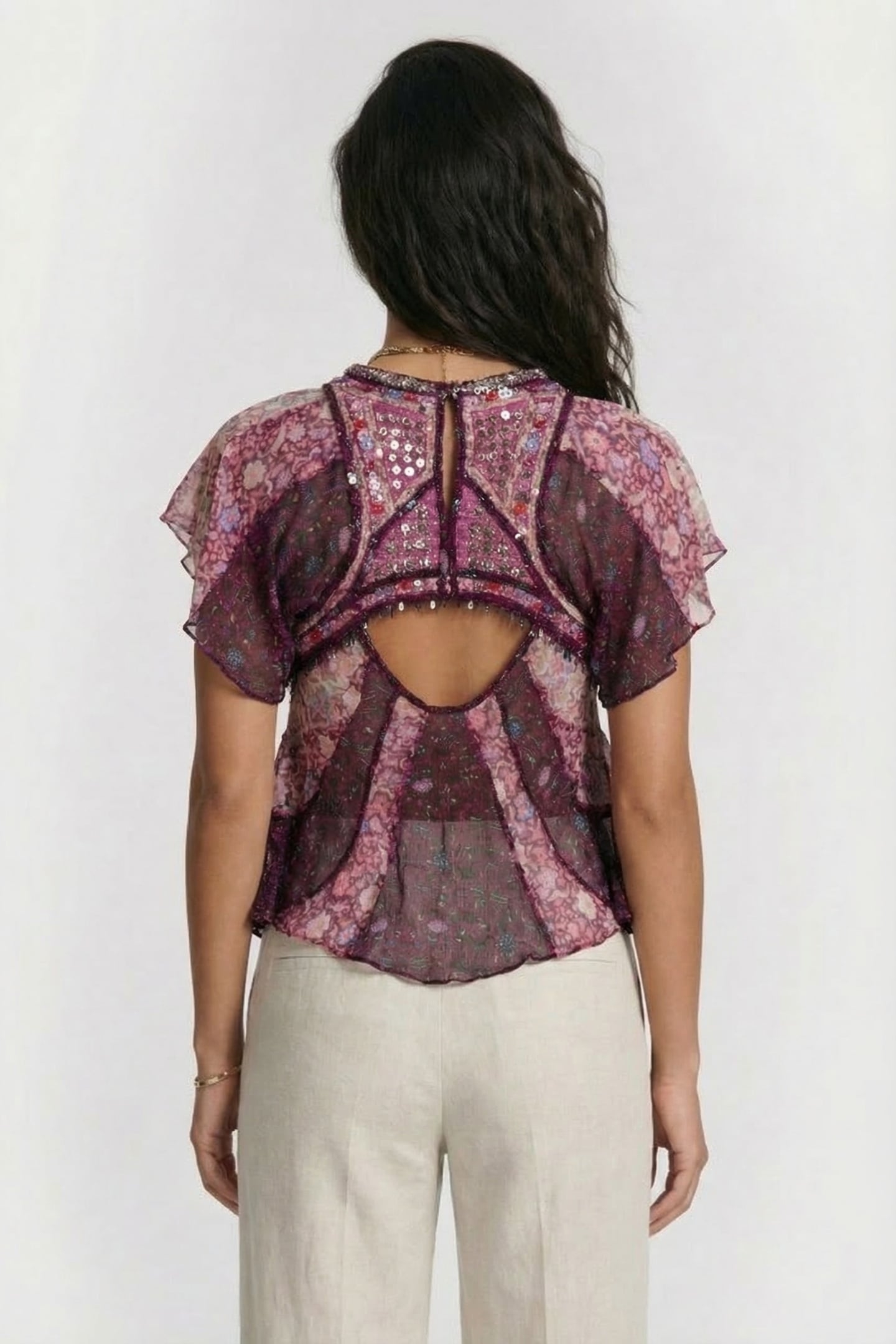 ORNA BLOUSE FUCHSIA 2