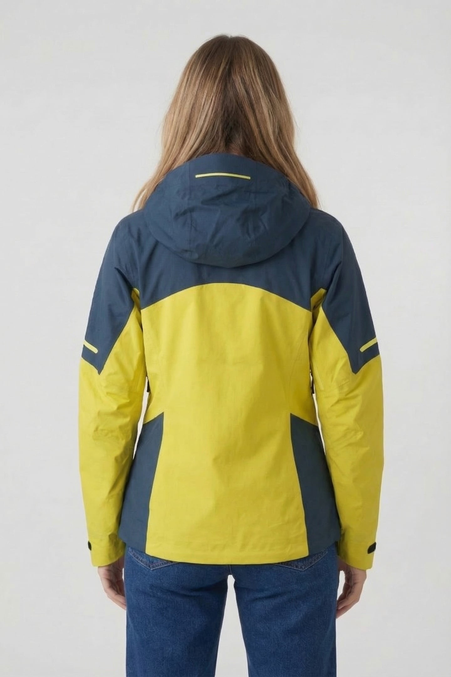 SENJA 3L W JACKET PINEAPPLE/ORION BLUE 2