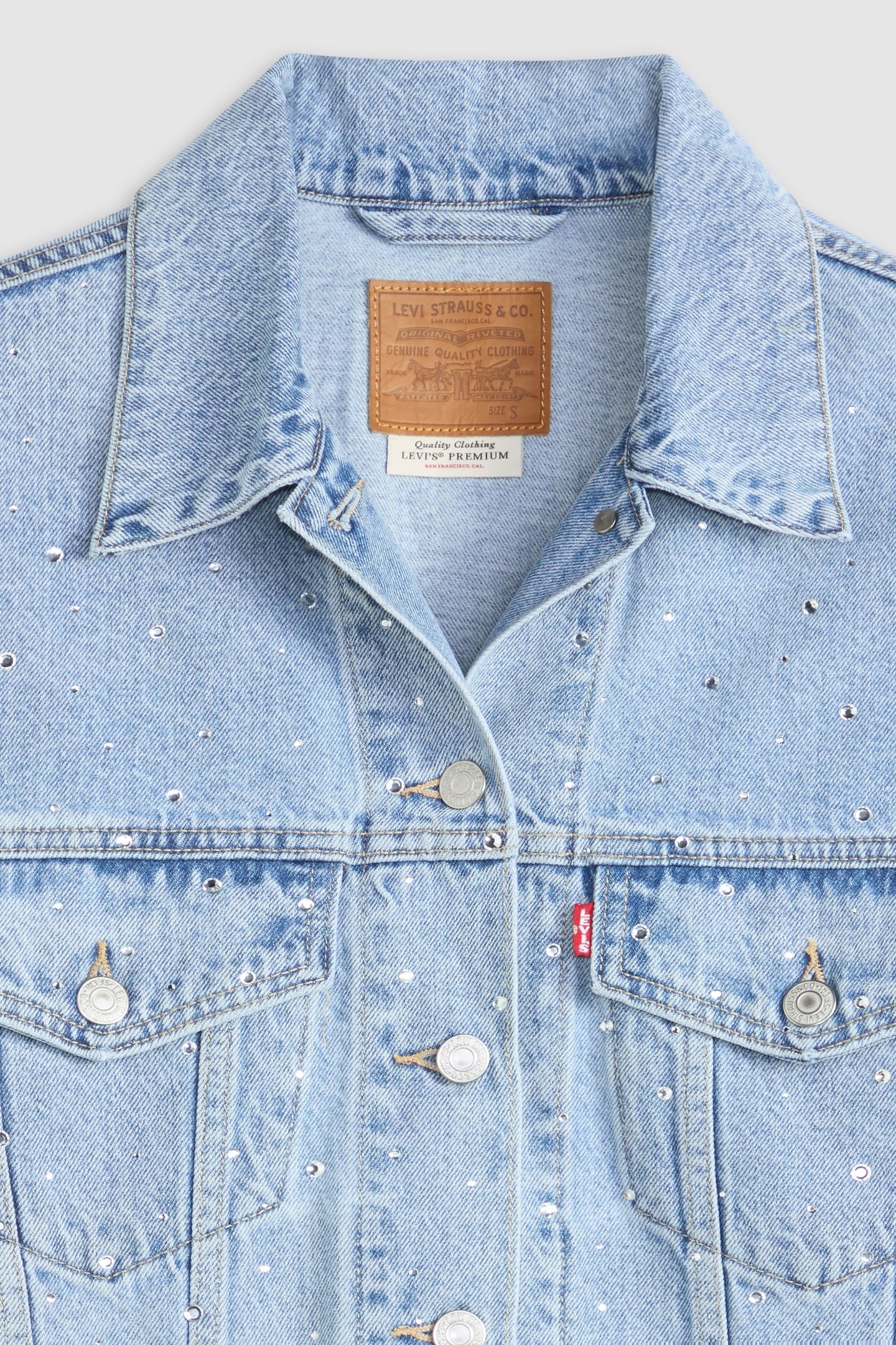 90S TRUCKER JACKET BLUE 4