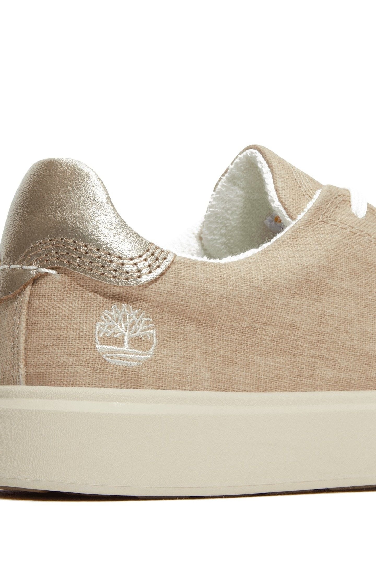 EMERSON STREET LOW LACE UP SNEAKER LIGHT BEIGE CANVAS 7