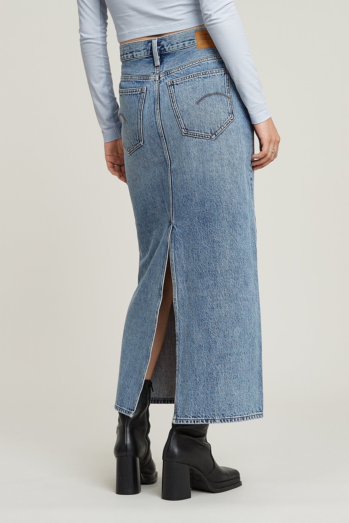 VIKTORIA LONG SKIRT FADED BLUE TORRENT 3