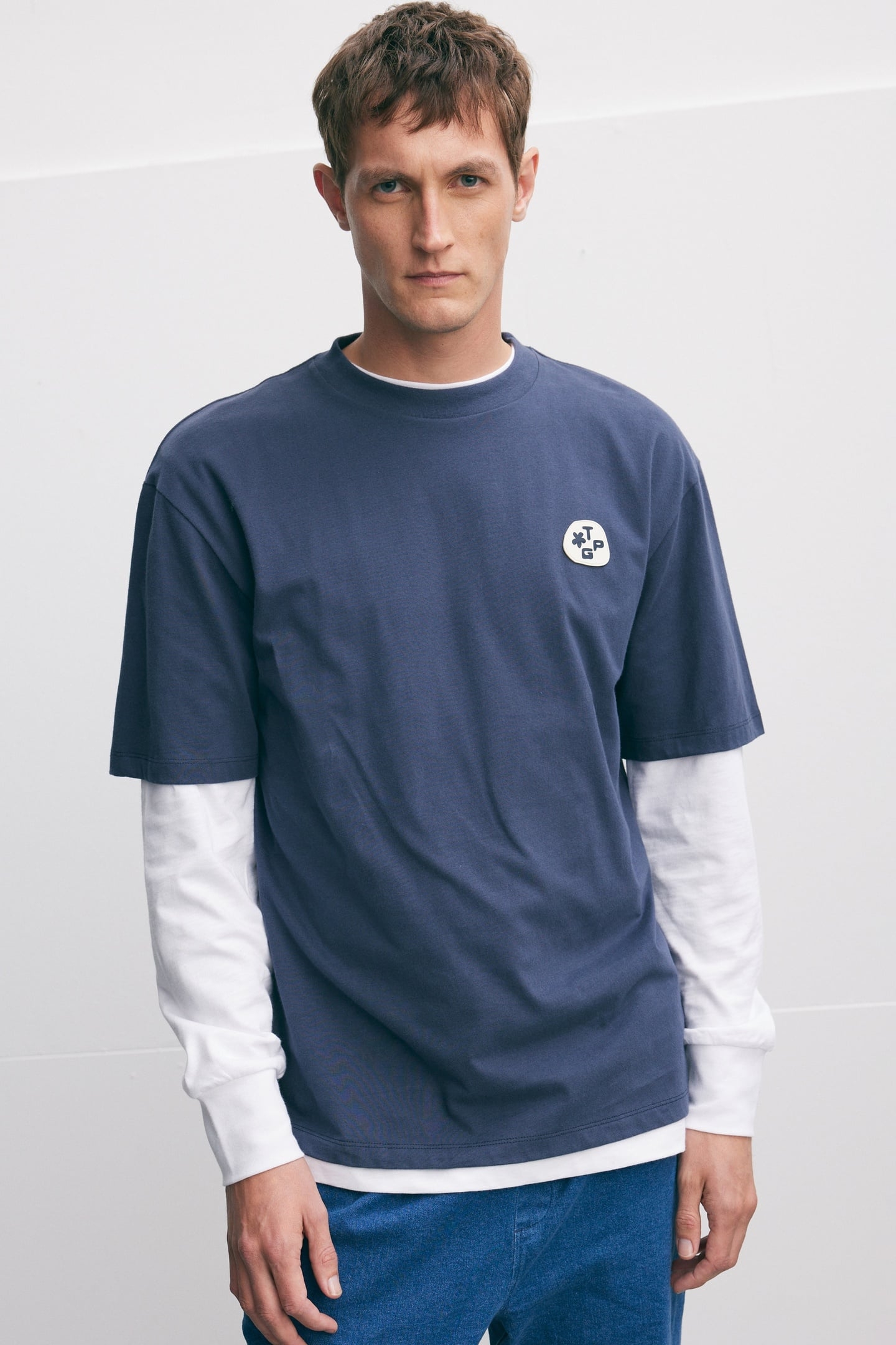 TRUBBER T-SHIRT NAVY 3