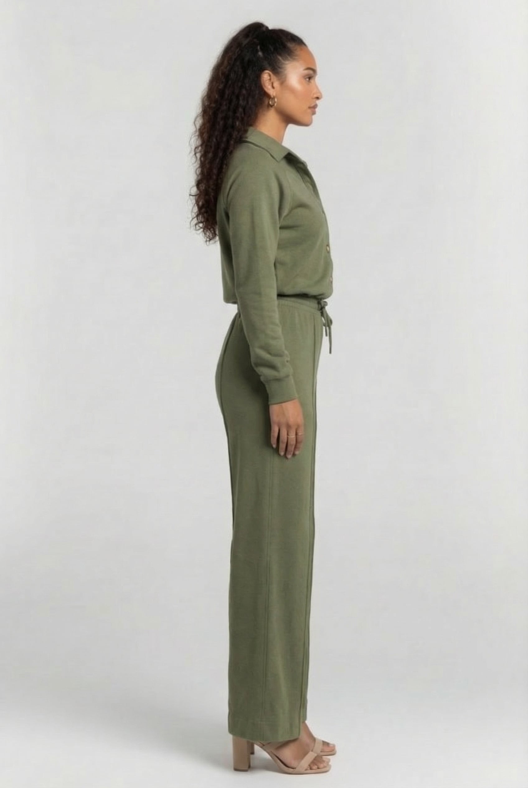 EMILA JUMPSUIT FOREST ARMY 3