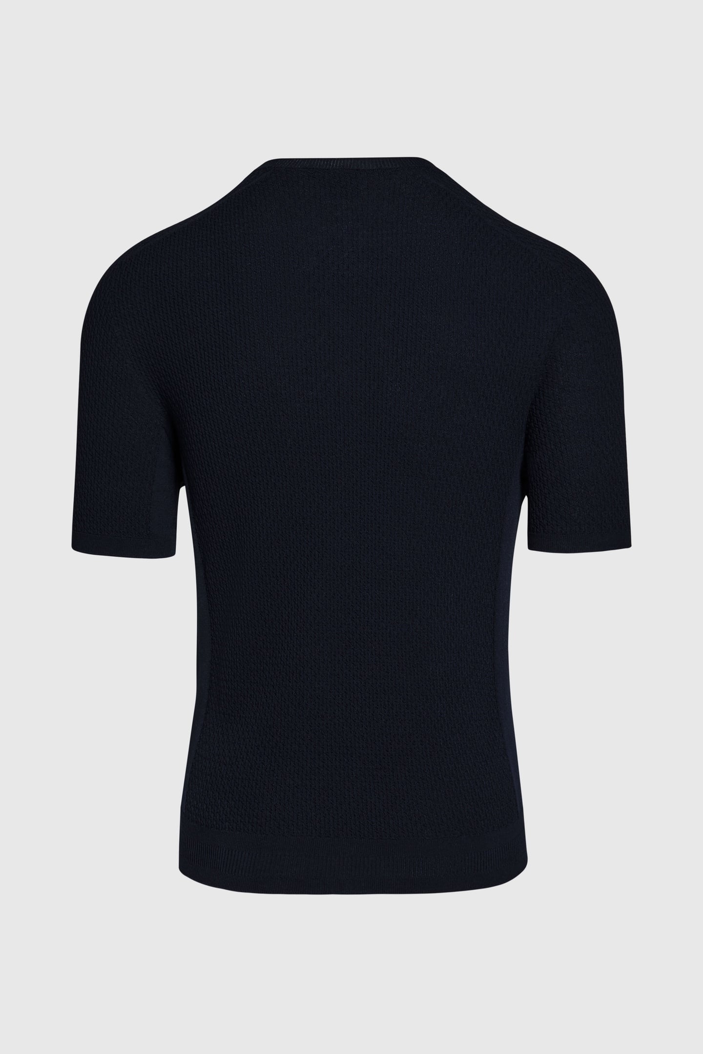 FOSOS V4.Y9.01 FLAT-KNIT-SHIRT DARK NAVY 4
