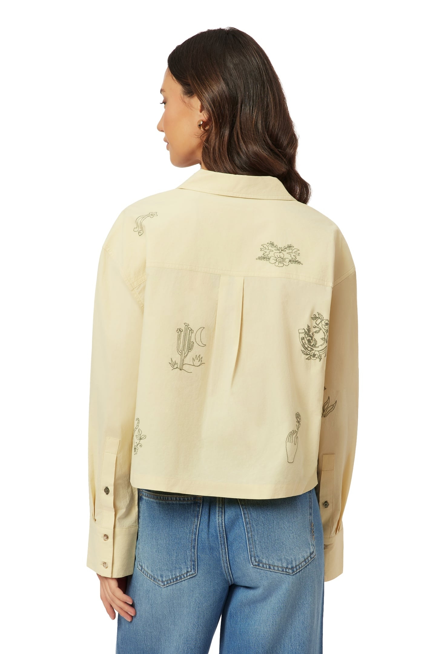 EMBROIDERED SHIRT CHINO GREEN 5