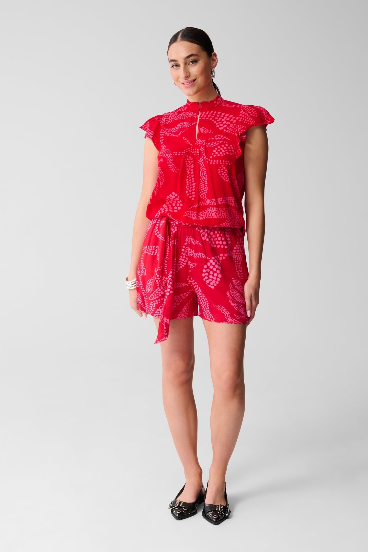 LA-SBPRINTED HOT TOP RED 1