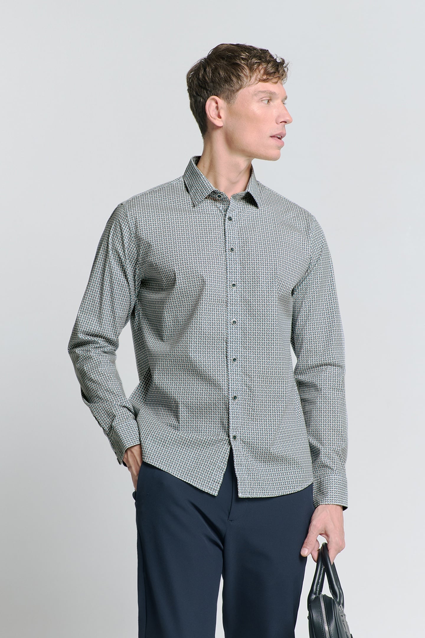 SHIRT STRETCH ALLOVER PRINTED CLOUD 1