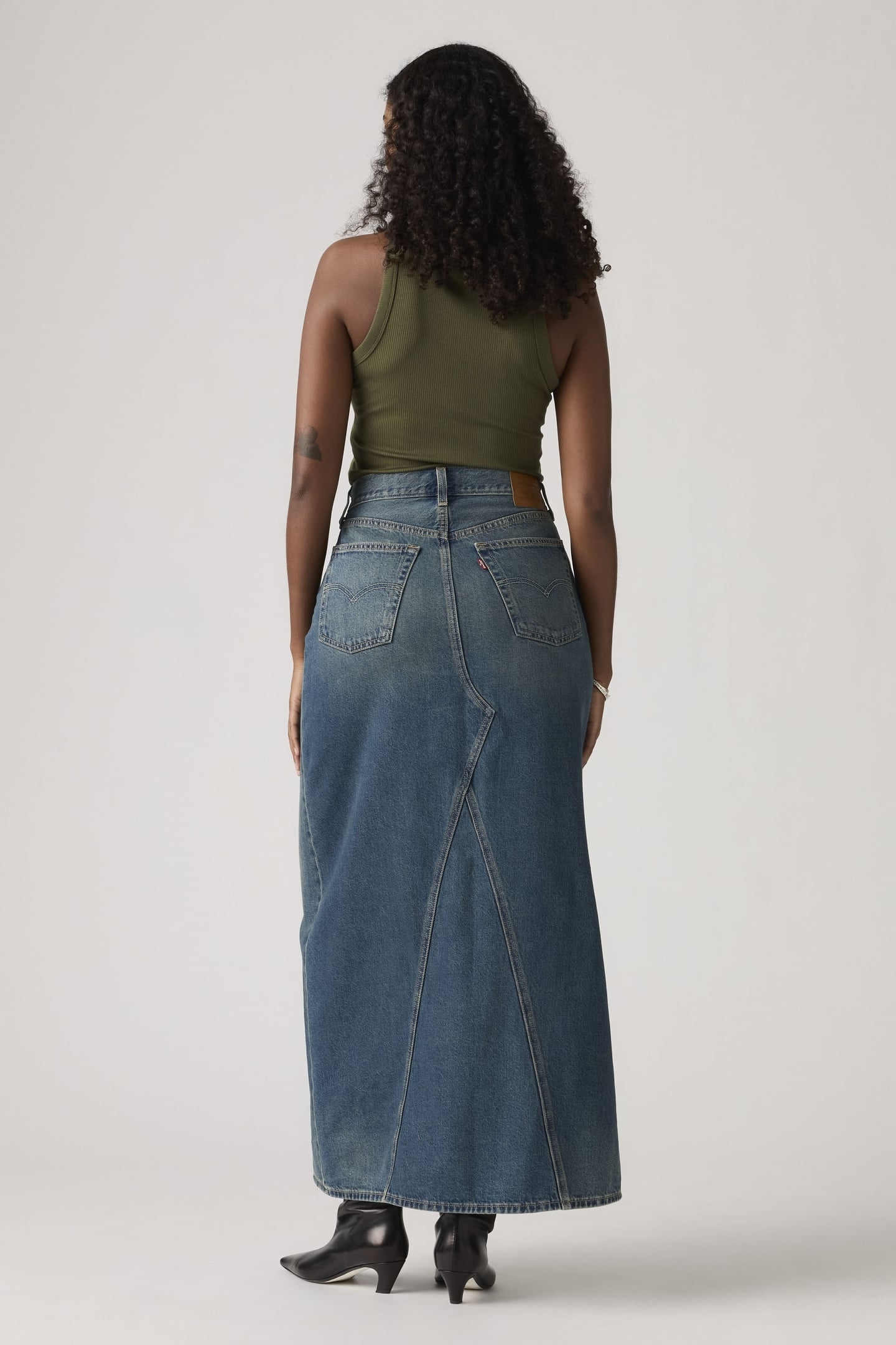 LONG ICON SKIRT BLUE 4