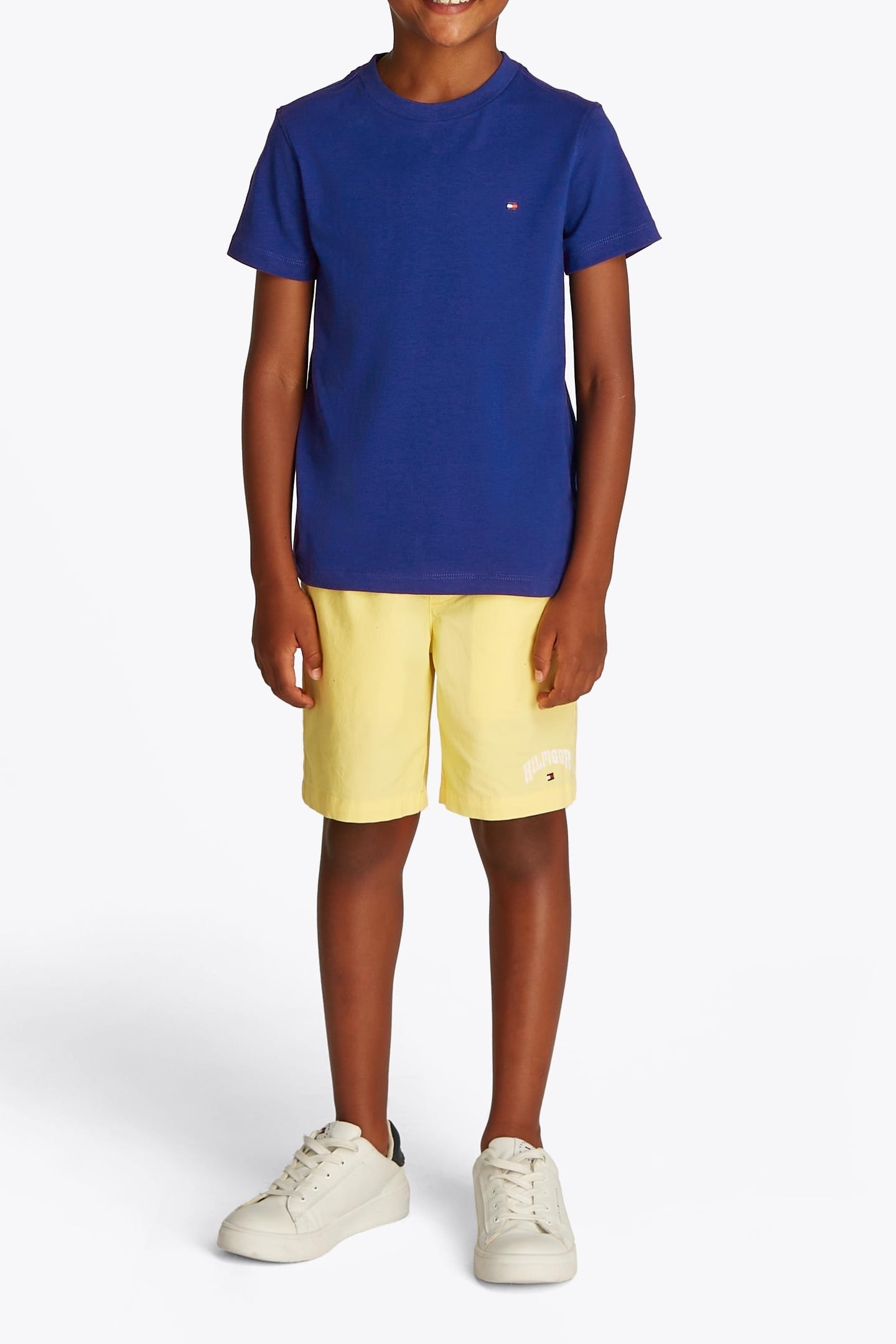 BOYS ESSENTIAL COTTON TEE WEDGE BLUE 1