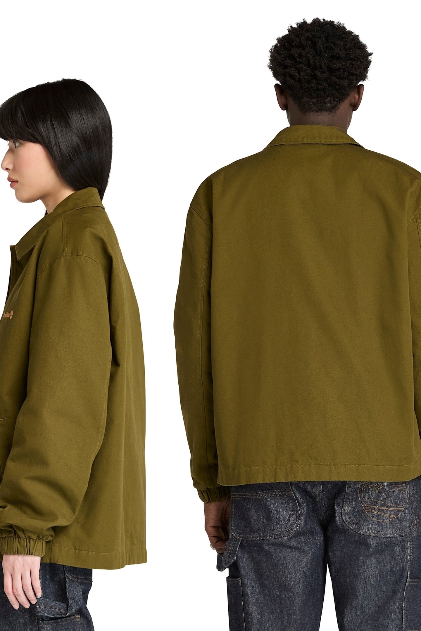 WASHED DUCK CANVAS INSULATED COACH JACKE DARK OLIVE 4