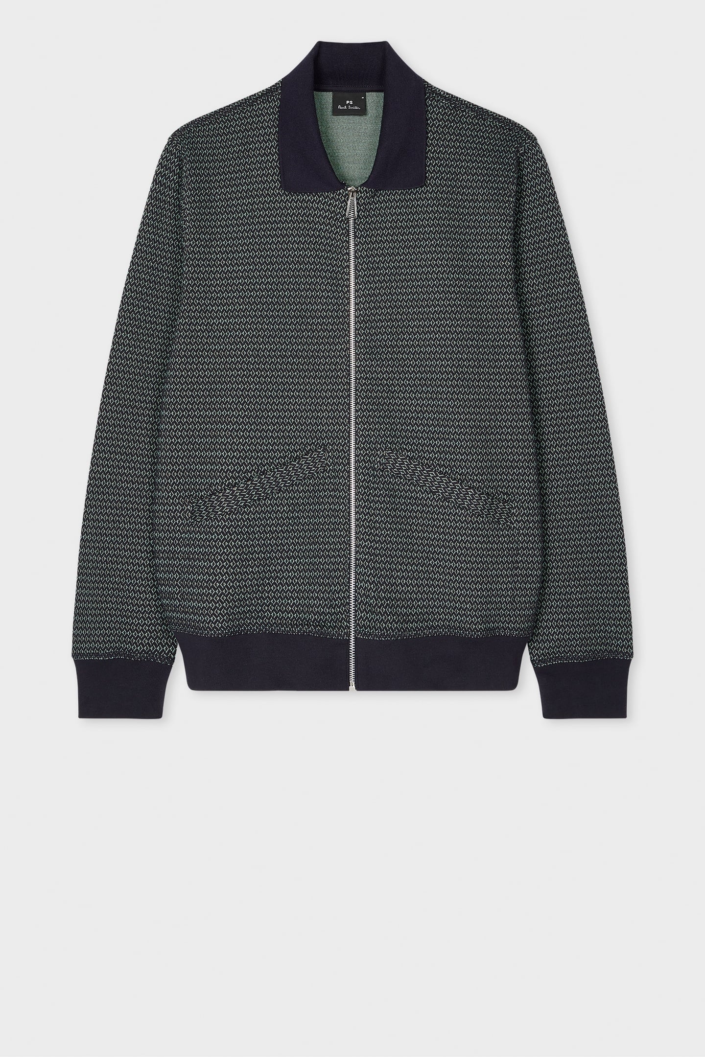 ZIP CARDIGAN VERY DARK NAVY 1