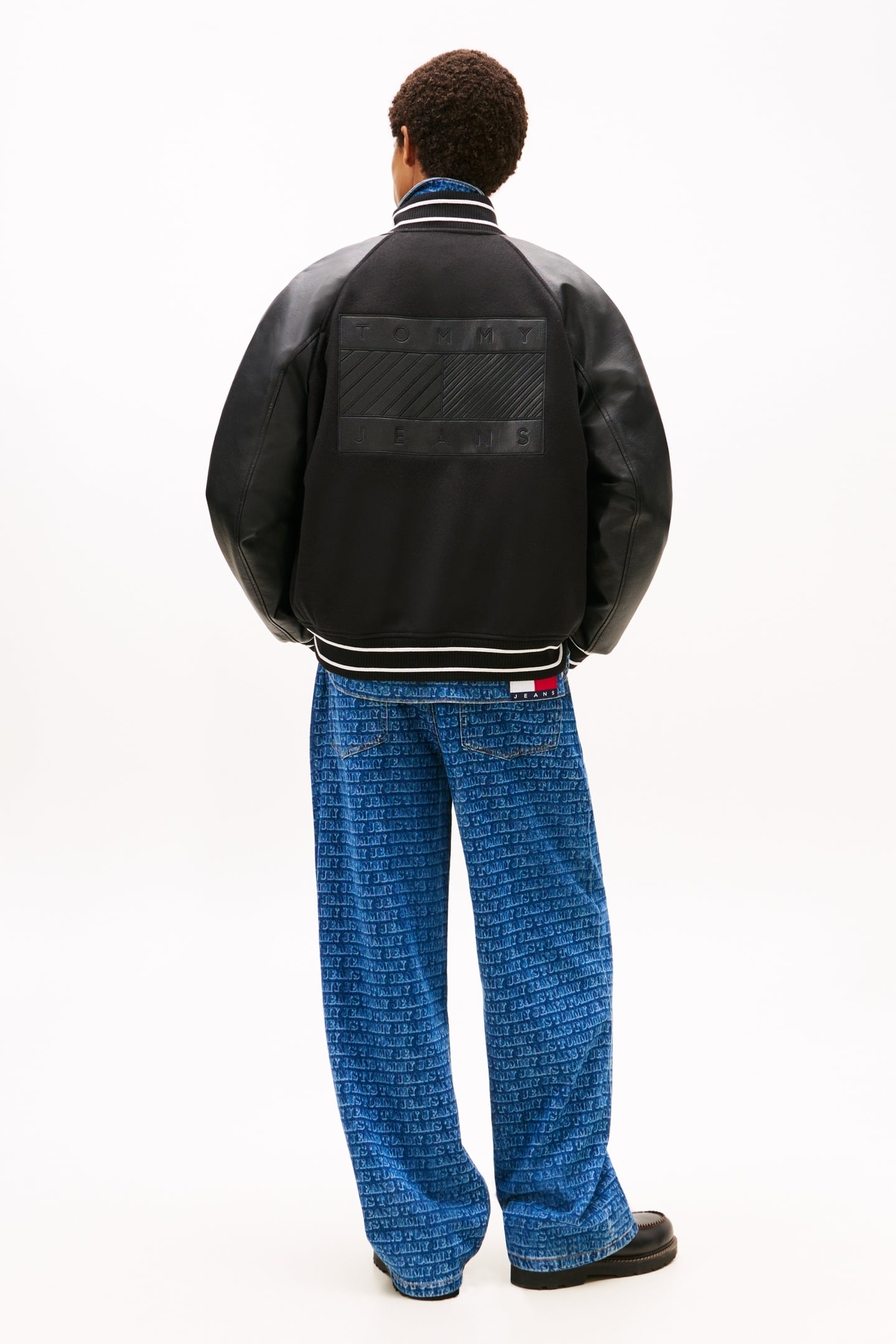 FLAG VARSITY JACKET BLACK 2