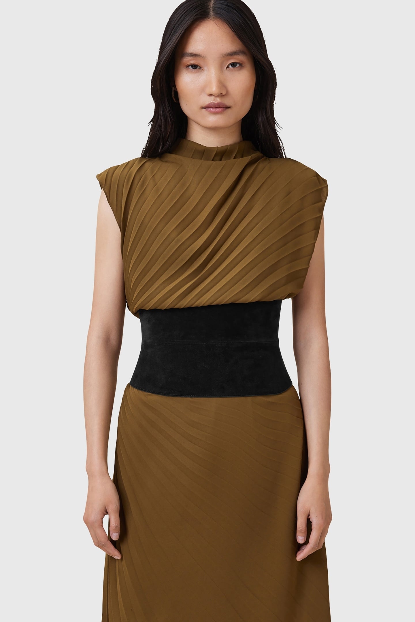 OAKLEIGH SUEDE BELT BLACK 1