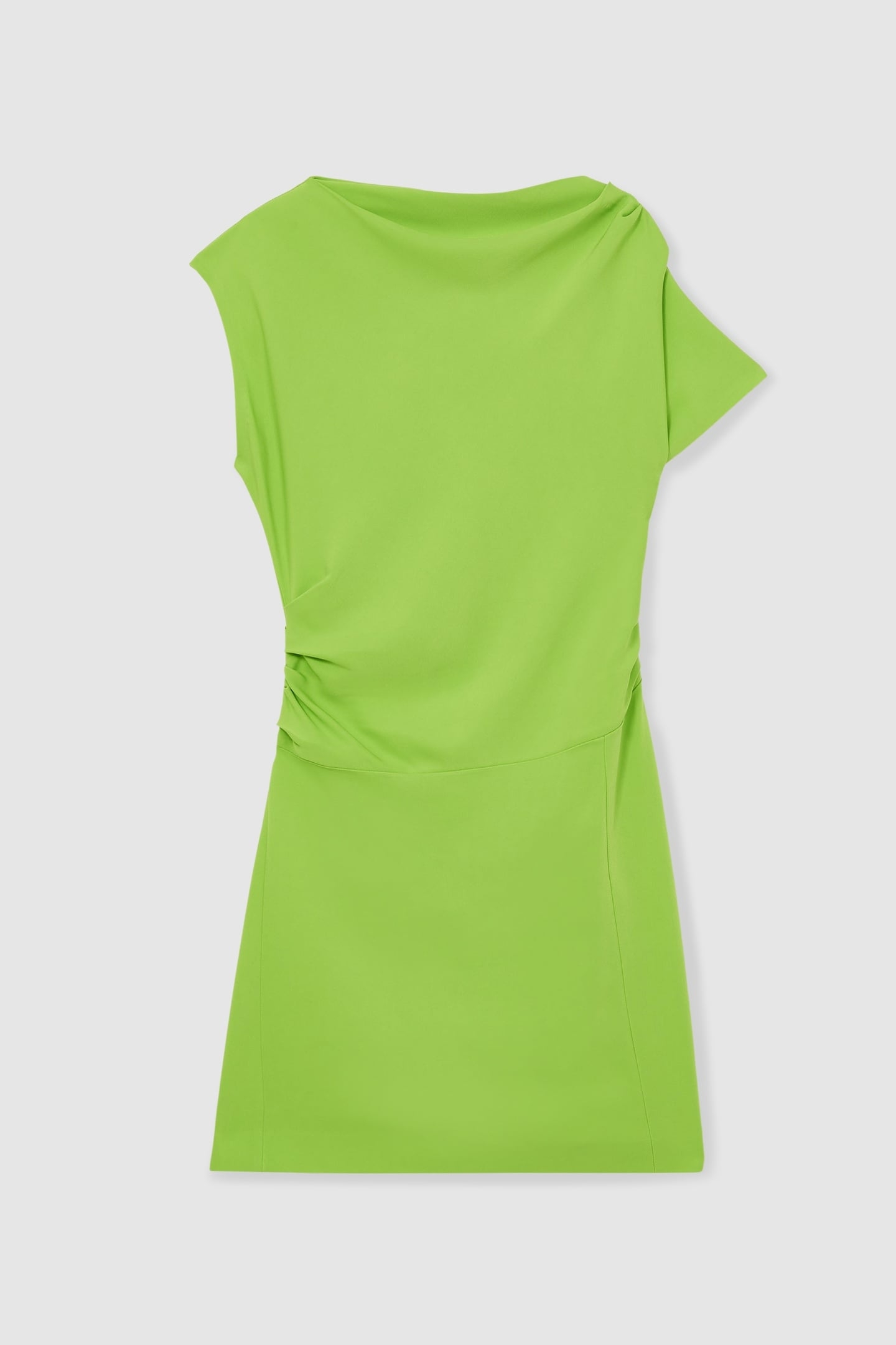 SHORT WOVEN DRESS GREEN 4