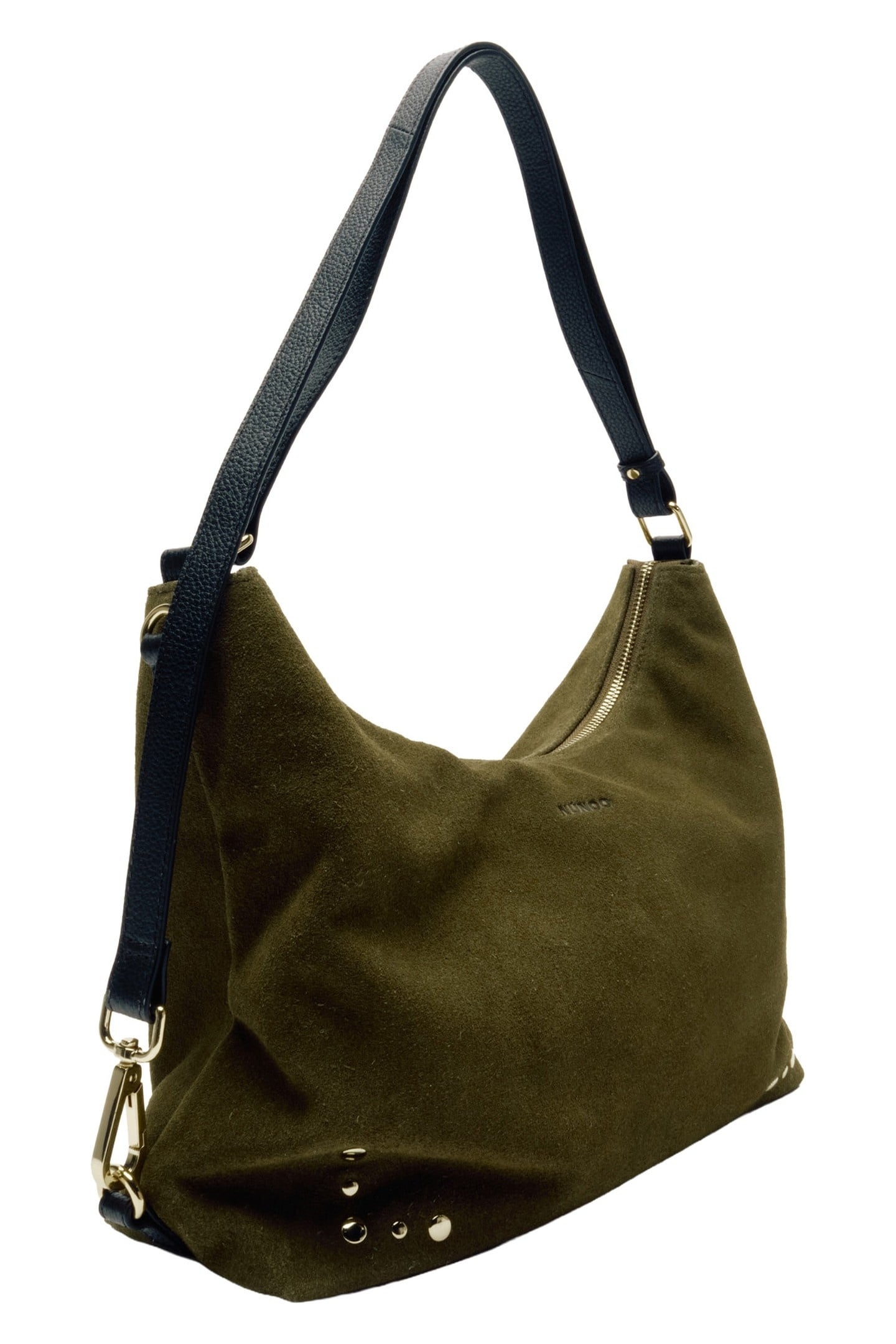 RIO SUEDE DARK OLIVE W. GOLD 4