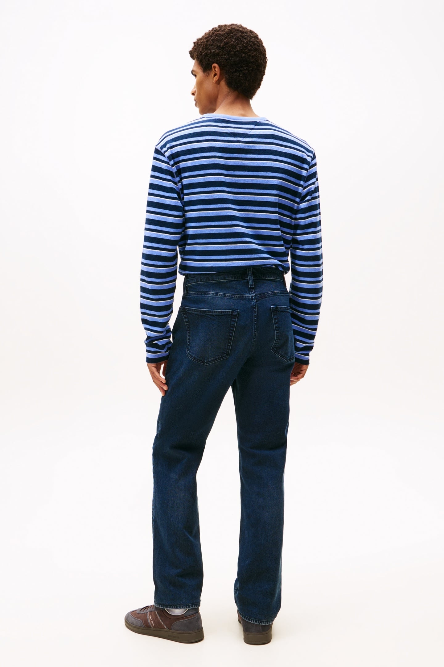 RYAN SLIM STRAIGHT JEANS DENIM BLUE BLACK 3