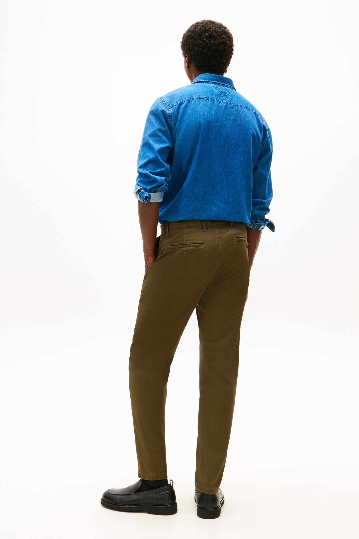 HARLEM ESSENTIAL CHINO ARMY GREEN 3