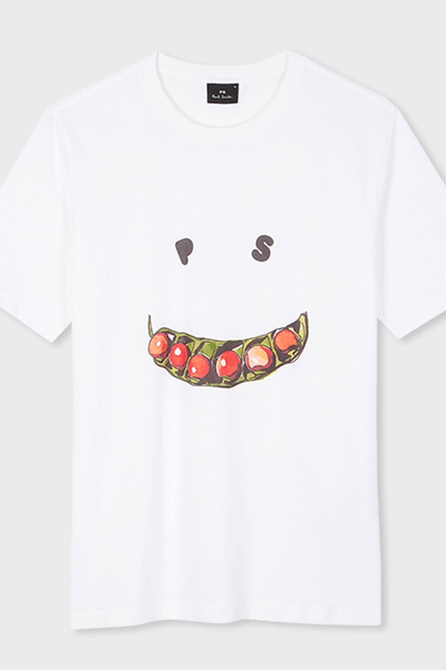 REG FIT T SHIRT HAPPY PEAS WHITE 2