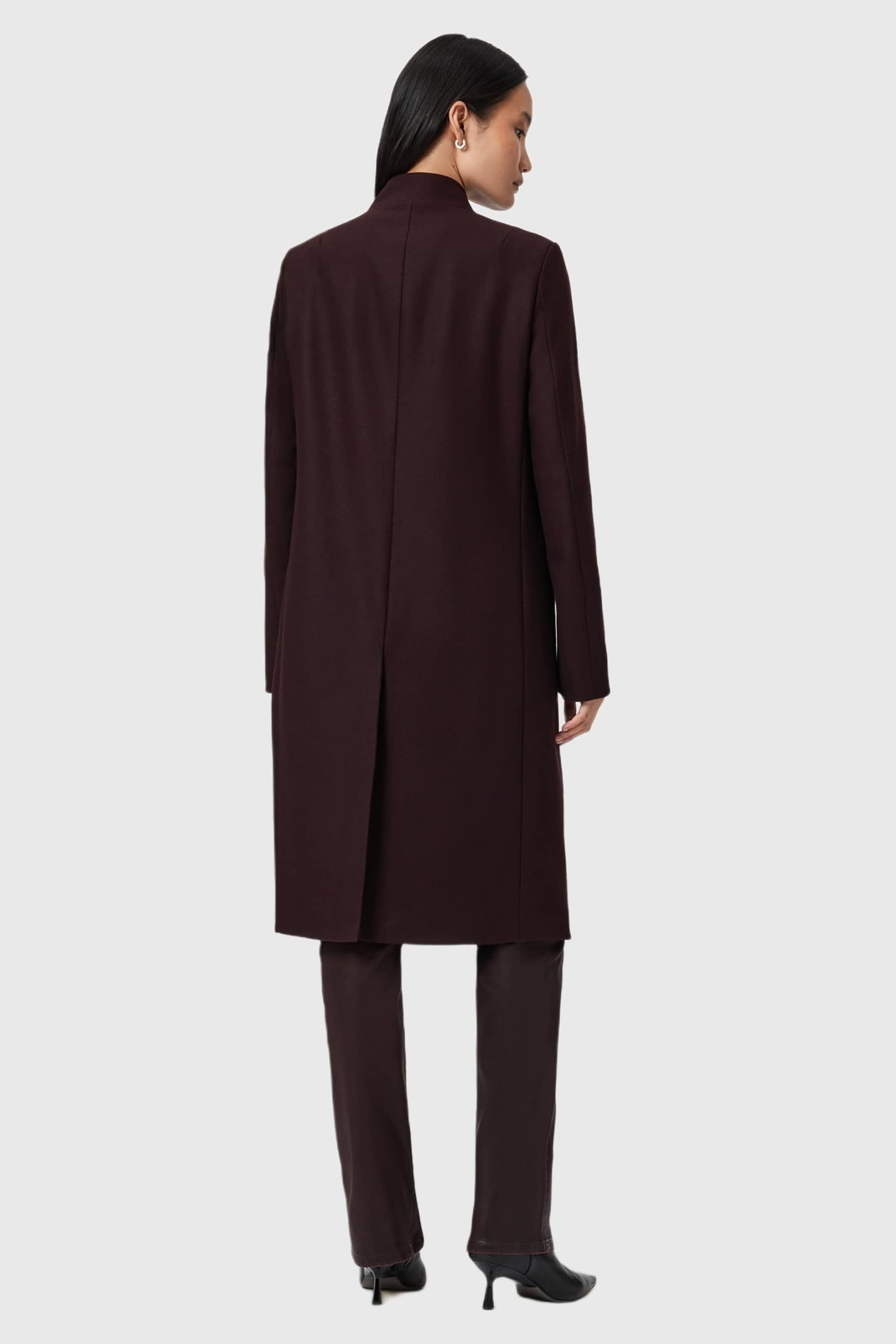 SIDNEY COAT OXBLOOD RED 3