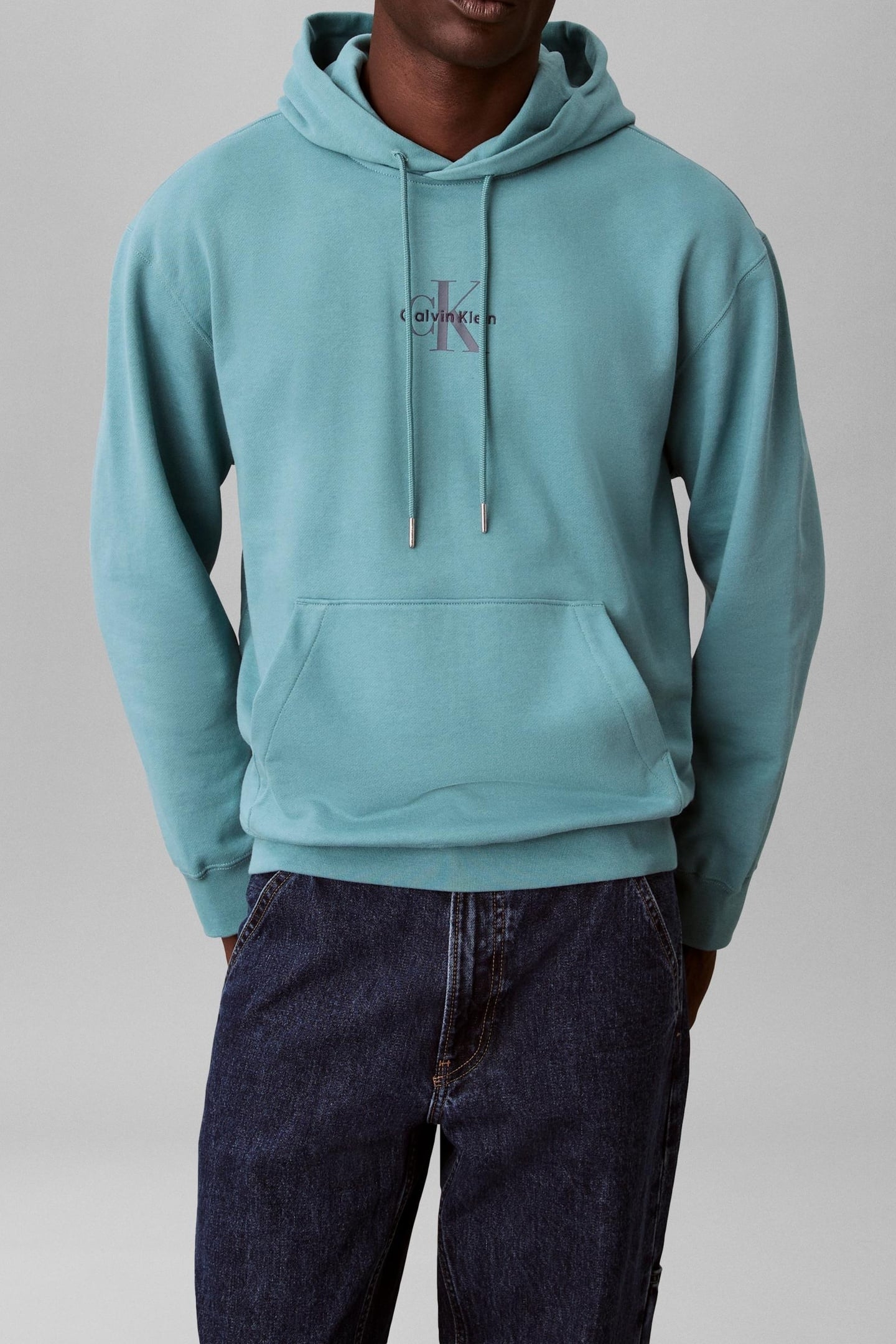 LS EU 350TERRY MICRO HOODIE TEQUILA BLUE 2